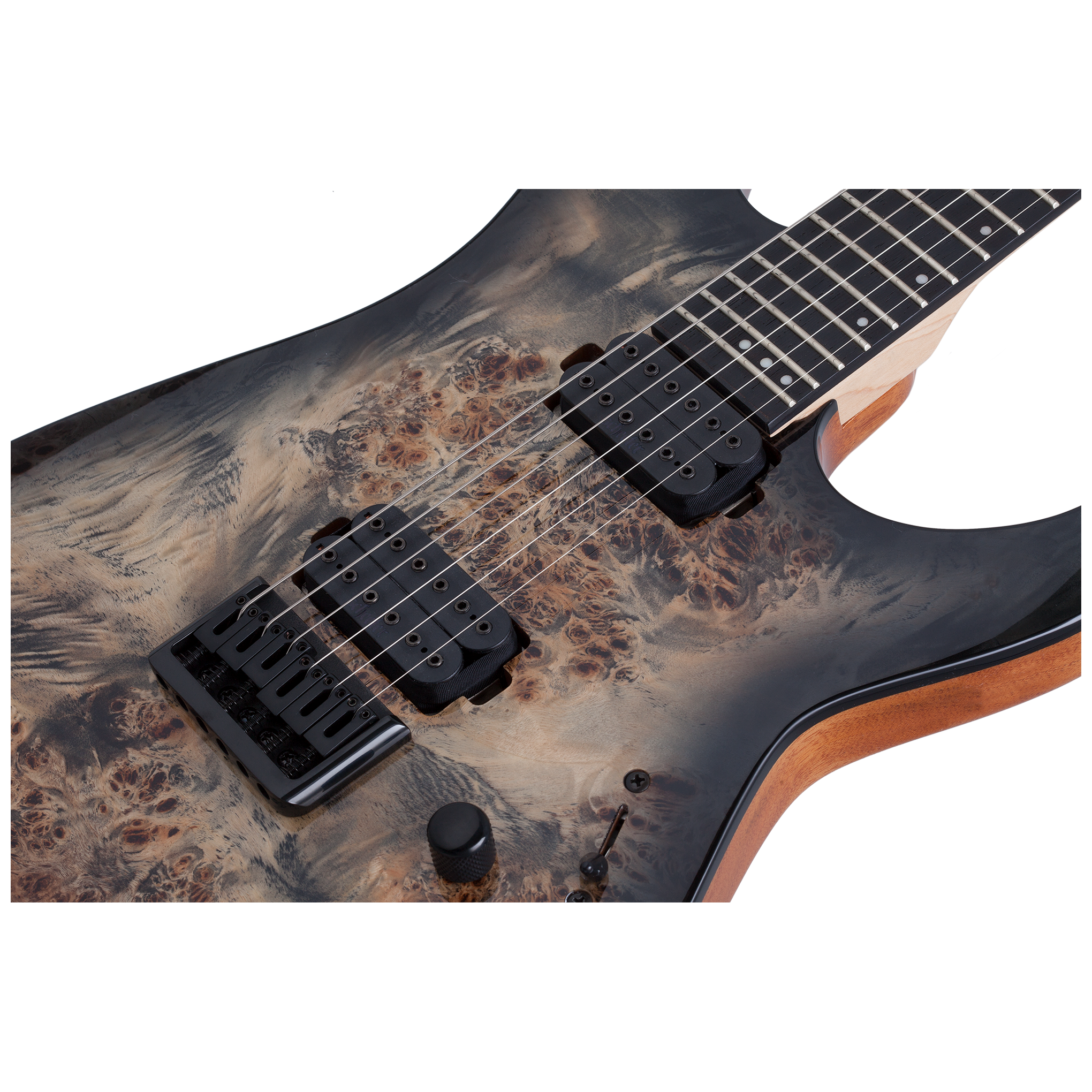 Schecter C-6 Pro Charcoal Burst 5