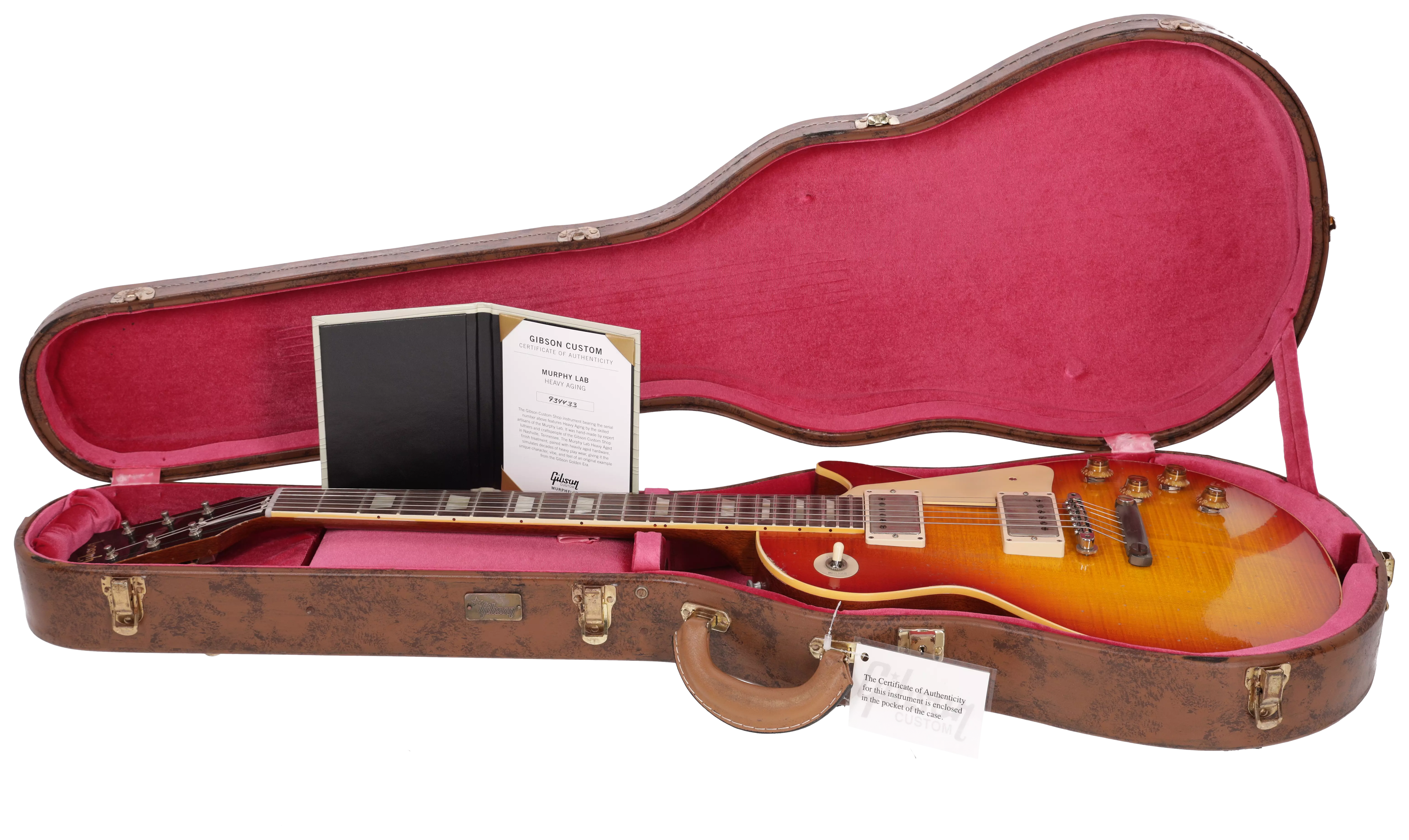 Gibson 1959 Les Paul Standard Reissue Heavy Aged Slow Iced Tea Fade Murphy Lab #2 19