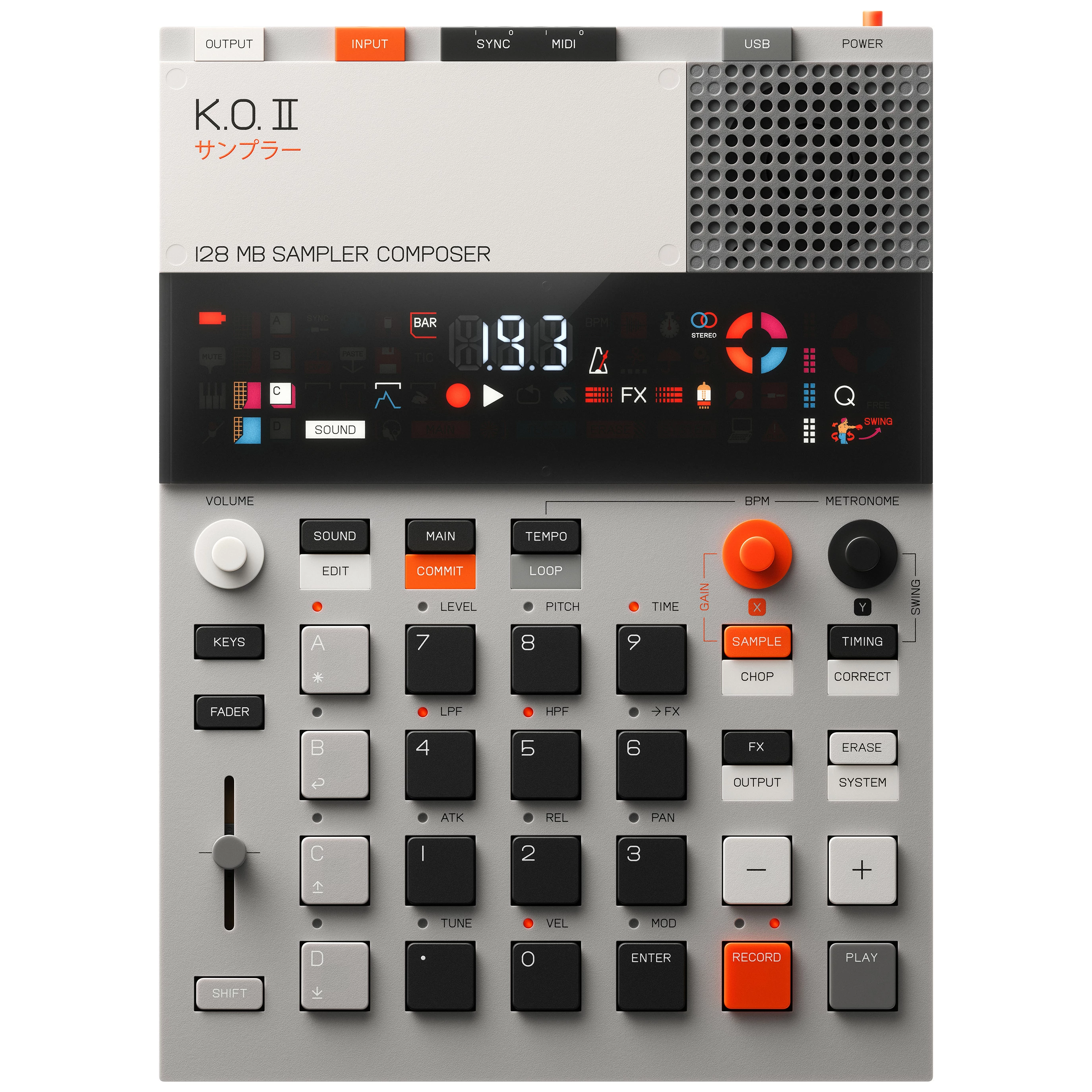 Teenage Engineering EP-133 K.O. II 128MB 3