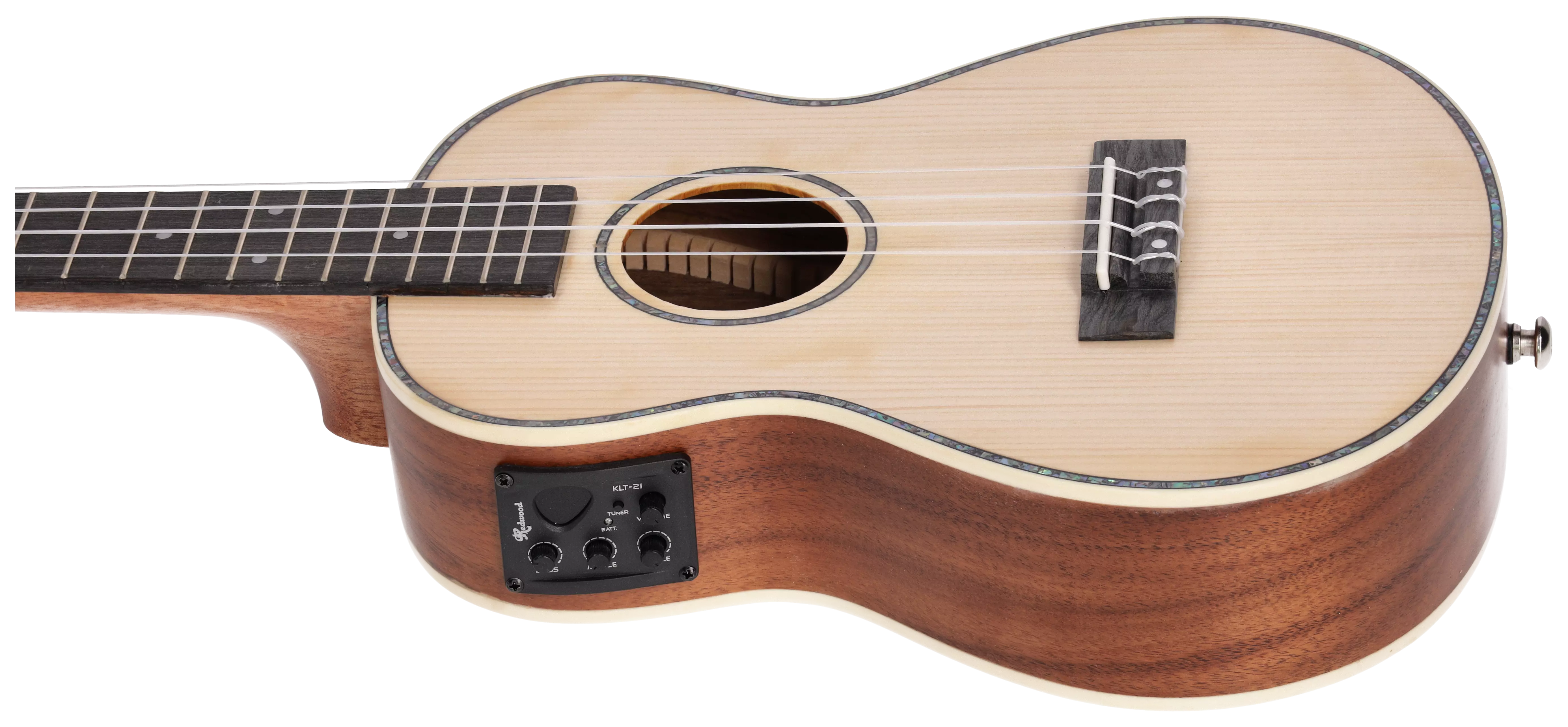 Redwood Lili' Koi Tenor Ukulele Spruce Top + Pickup 9