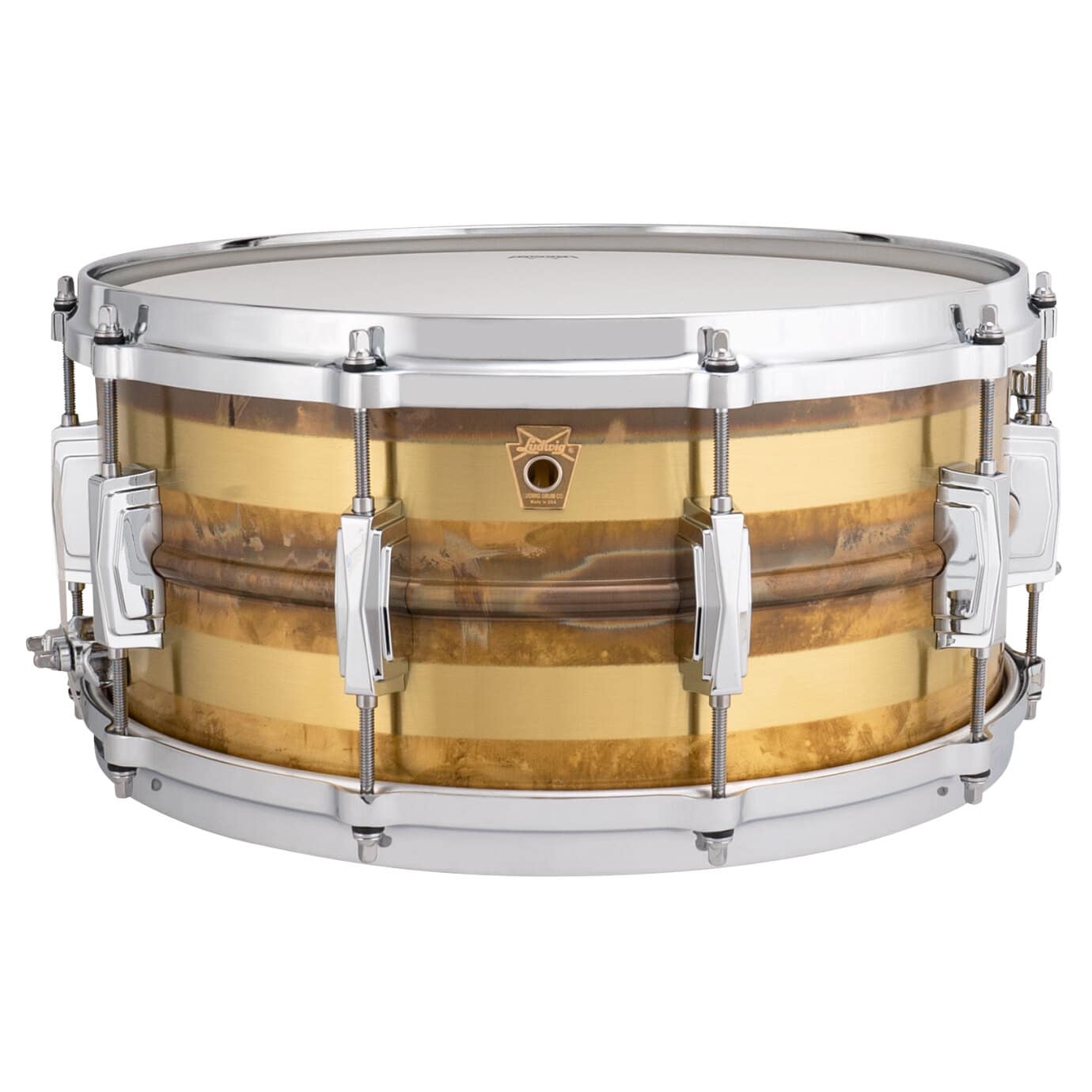 Ludwig Bronze Phonic LB552RS 14" x 6,5" Striped Bronze