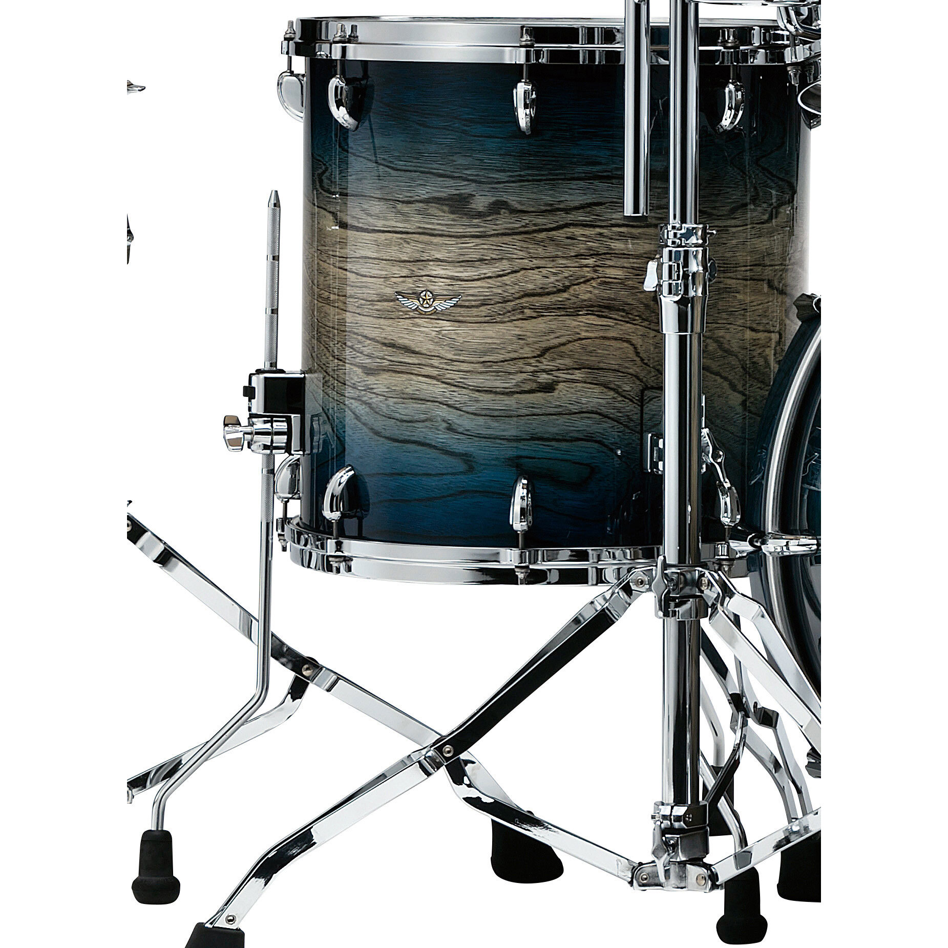 Tama Star Walnut 14" x 14" Indigo Japanese Sen Burst