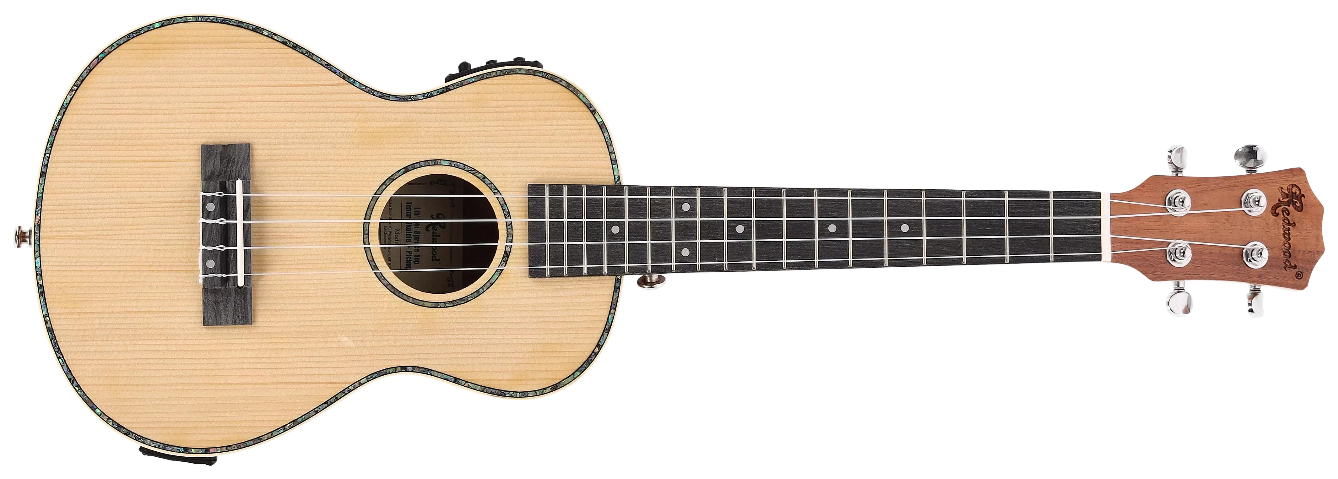 Redwood Lili' Koi Tenor Ukulele Spruce Top + Pickup