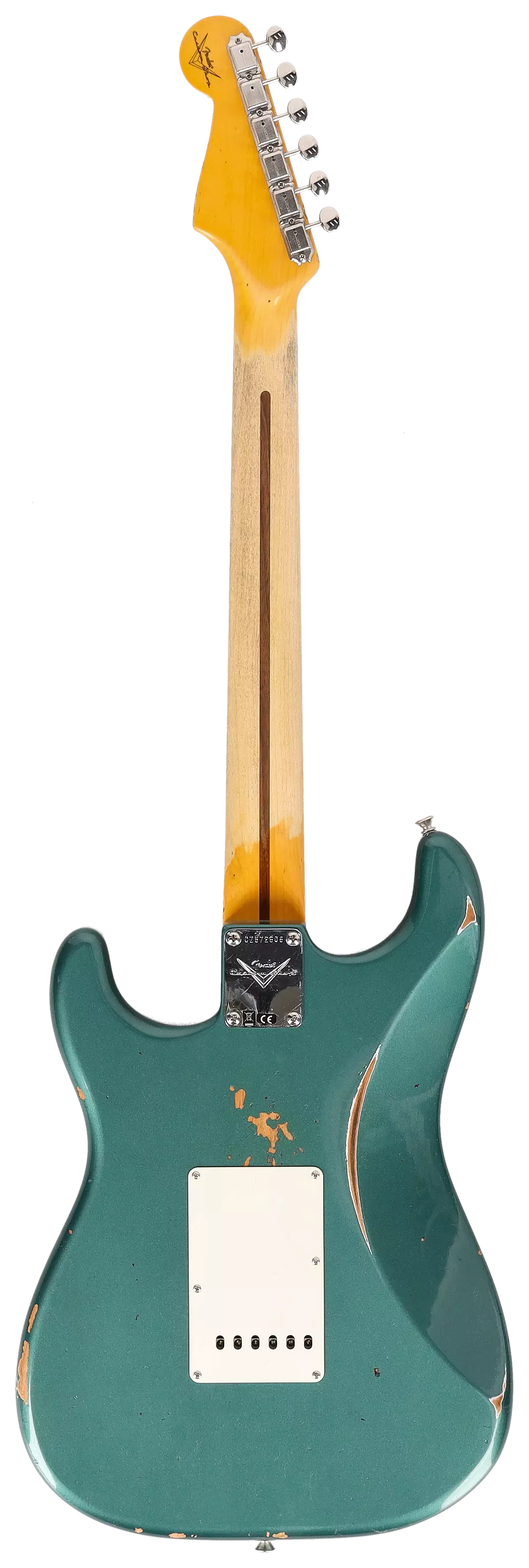 Fender Custom Shop 1963 Stratocaster Relic Aged Sherwood Green Metallic #1 2