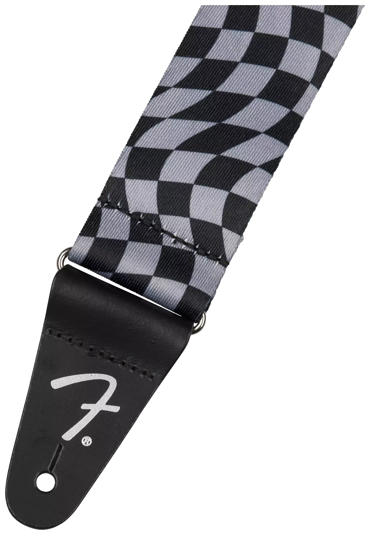 Fender Wavy Checker Poly Strap Gray