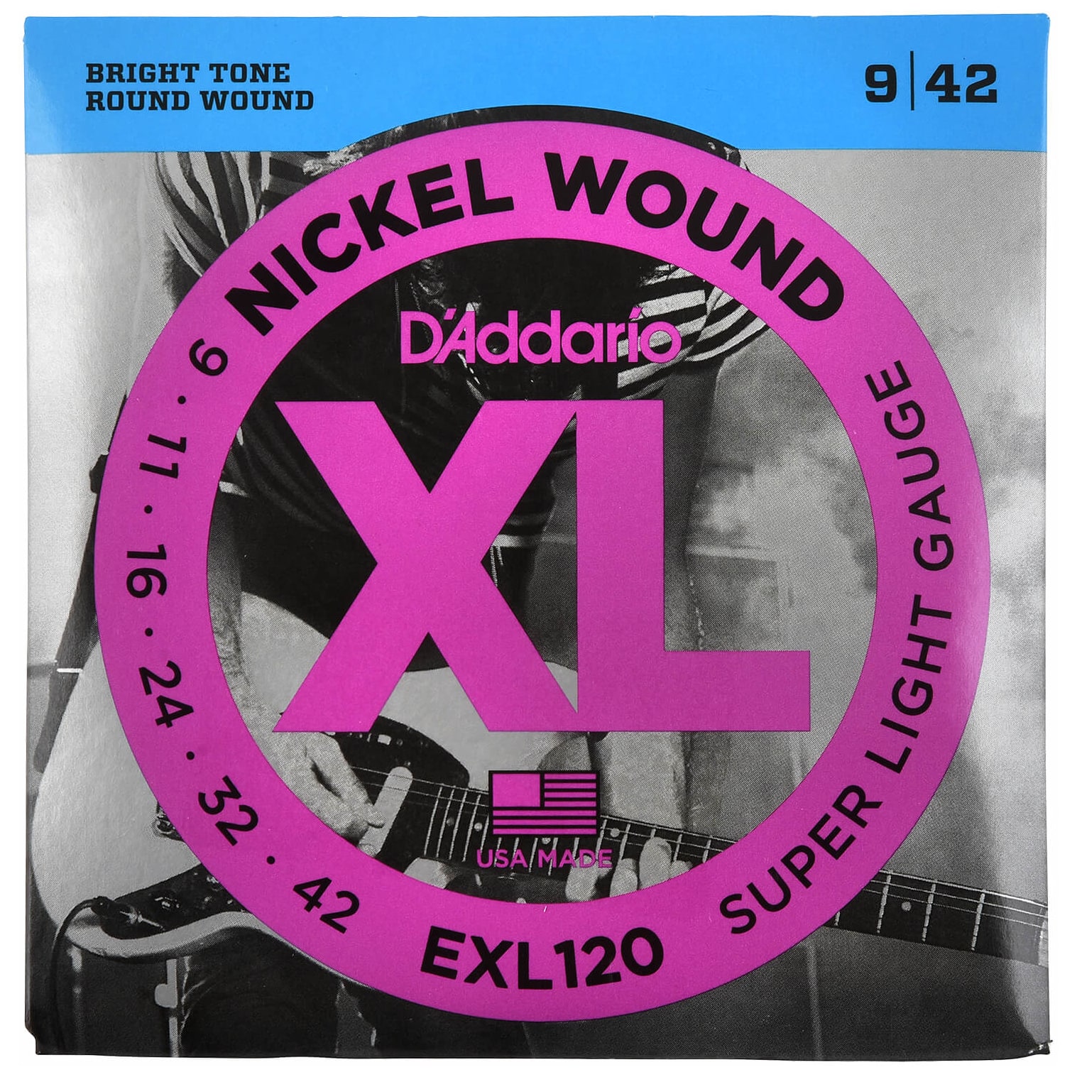 D’Addario - D’Addario EXL120 - XL Electric Nickel Wound 009-042