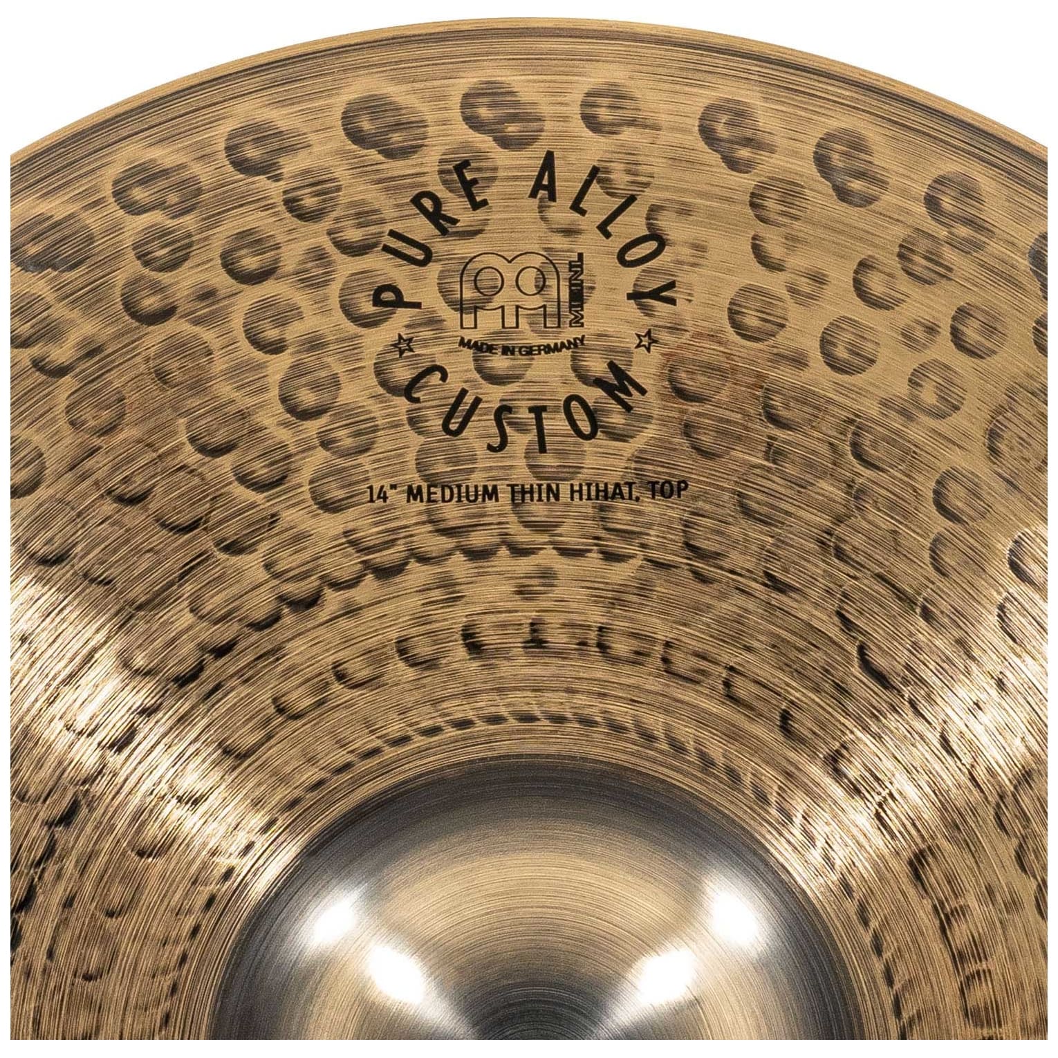 Meinl Cymbals - Meinl Cymbals PAC14MTH - 14 Pure Alloy Custom Medium Thin Hihat - 6