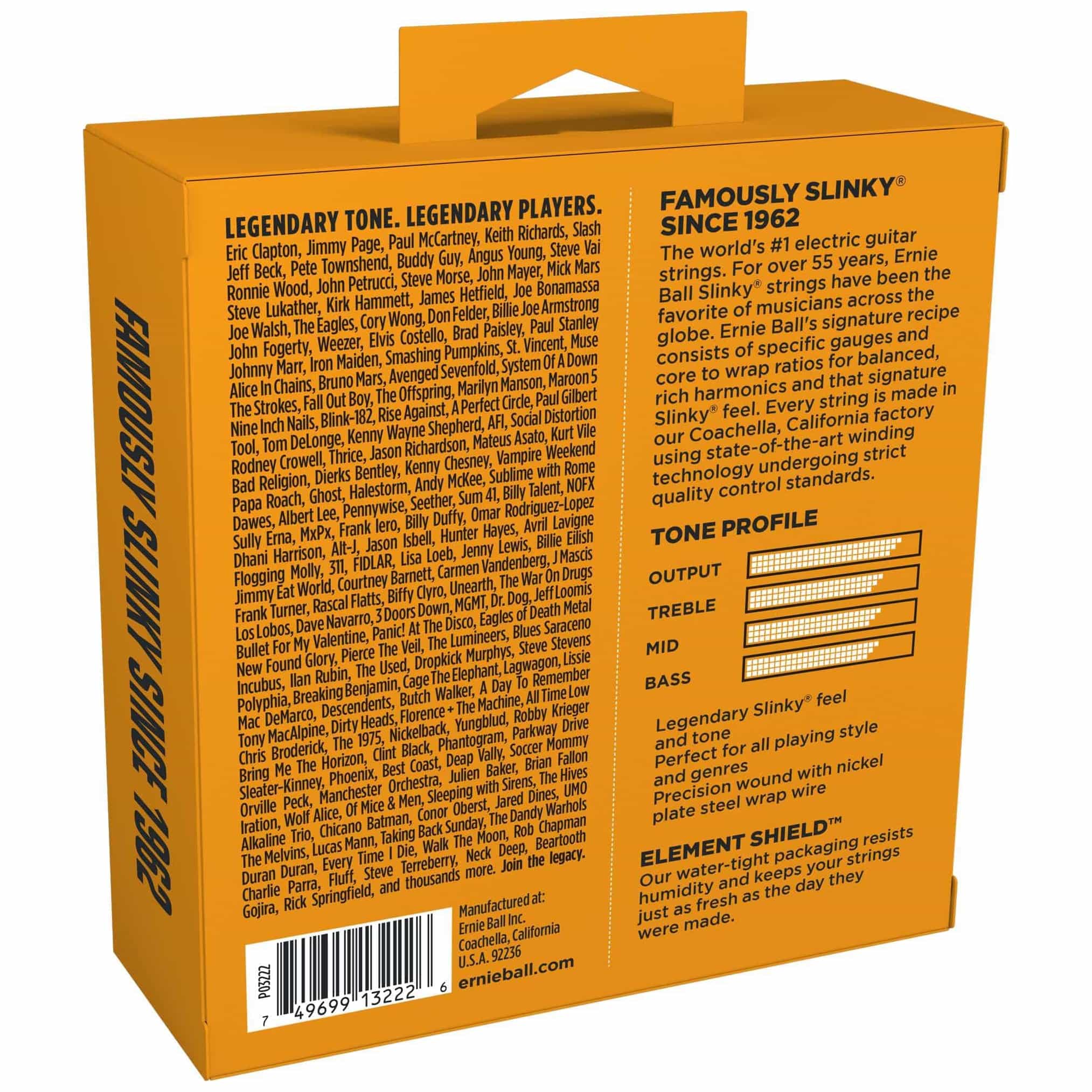 Ernie Ball - Ernie Ball 3222 - Hybrid Slinky 3er Pack 009-046 - 1