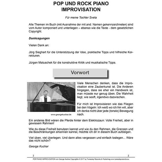  Pop Piano Improvisation - Die lebendige Kunst des 1
