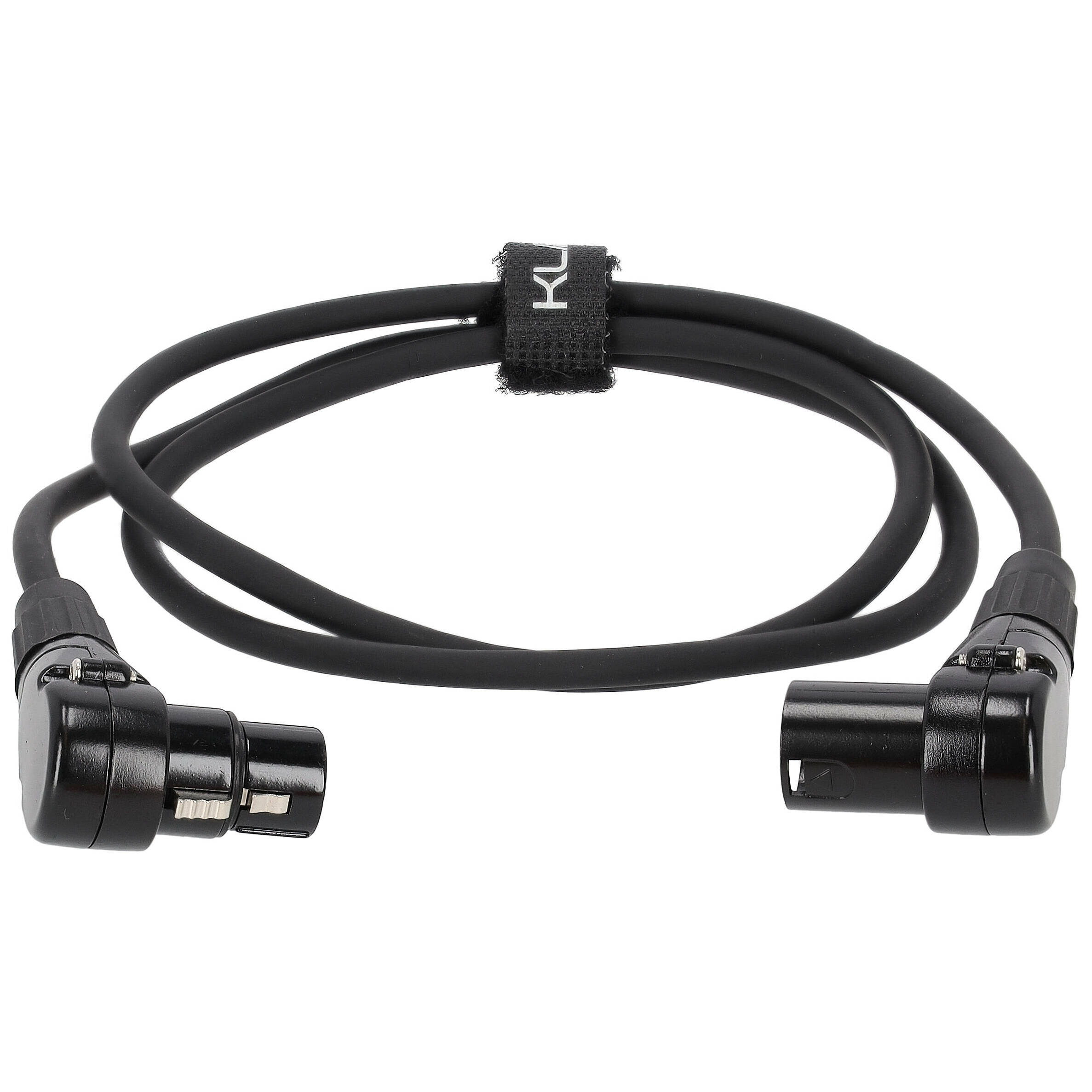 Klang Patchkabel XLR male 90°/XLR female 90° 1,00 Meter 1