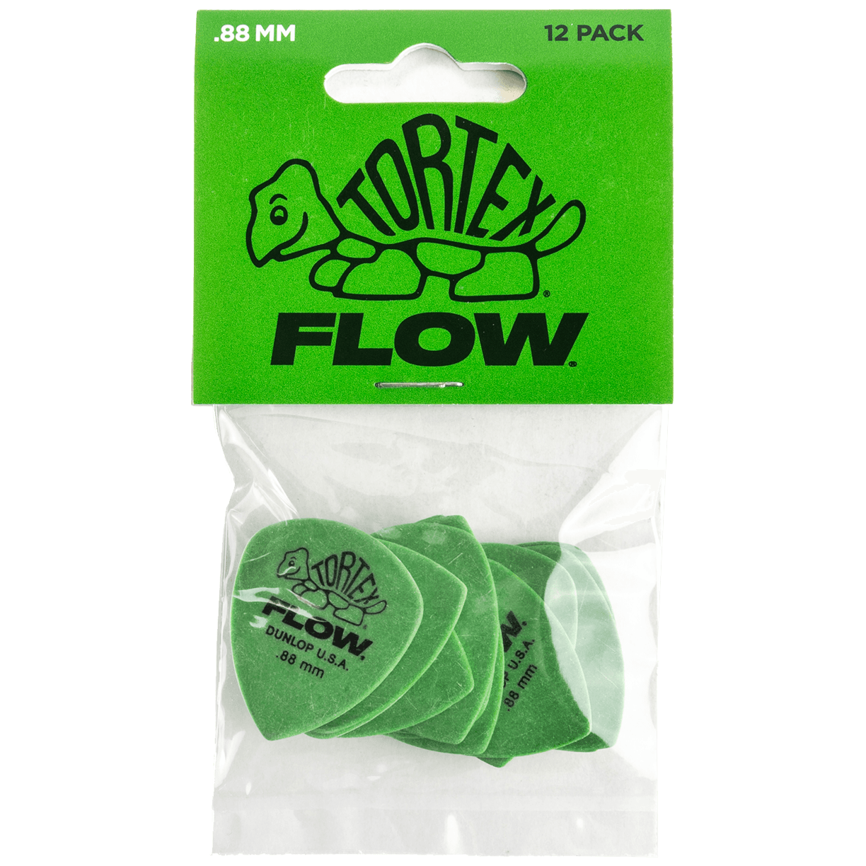 Dunlop Tortex Flow Std. Picks 0,88 Player's Pack 12 Stück