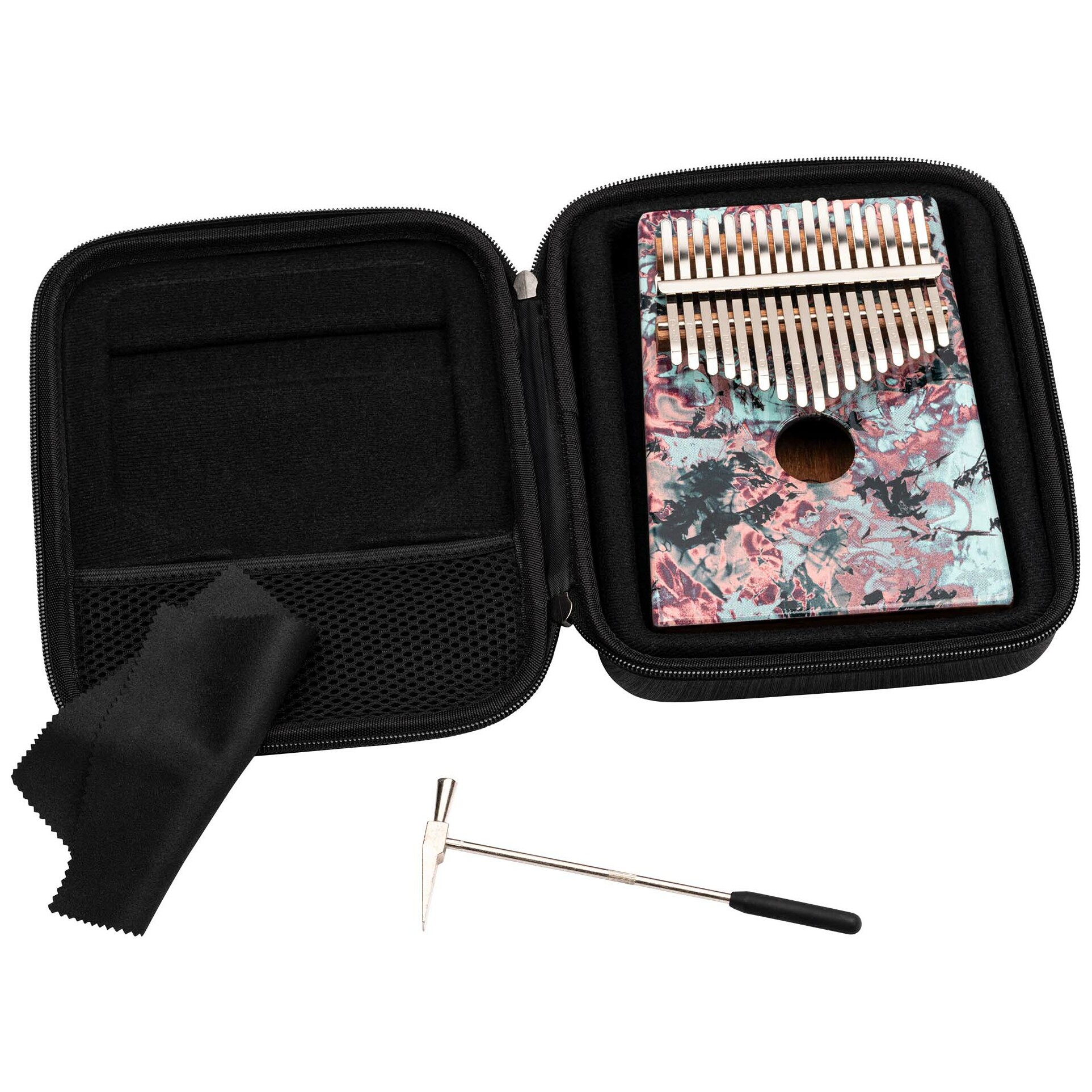 Meinl Percussion KA17CR - Sound Hole Designer Kalimba, Coral Reef 4
