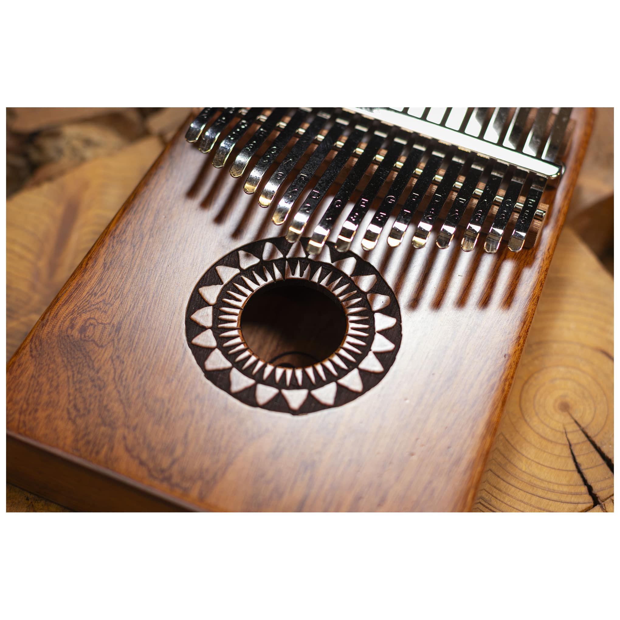 Meinl Percussion KA17SU - Sound Hole Designer Kalimba, Sun 18