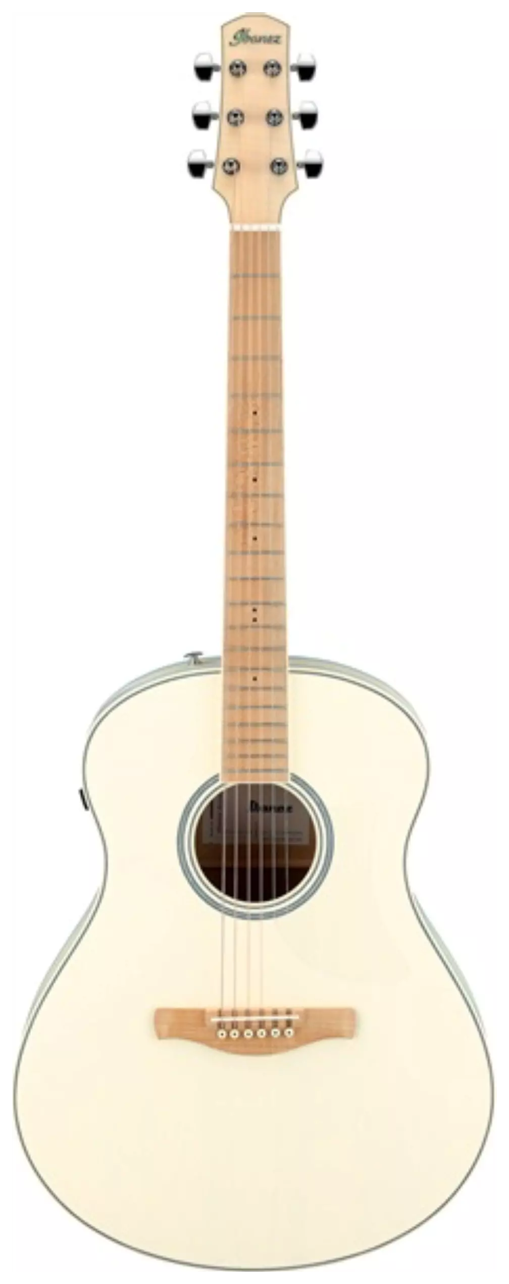 Ibanez AAM370M2E-AIB Transparent Antique White Ice Blue 1