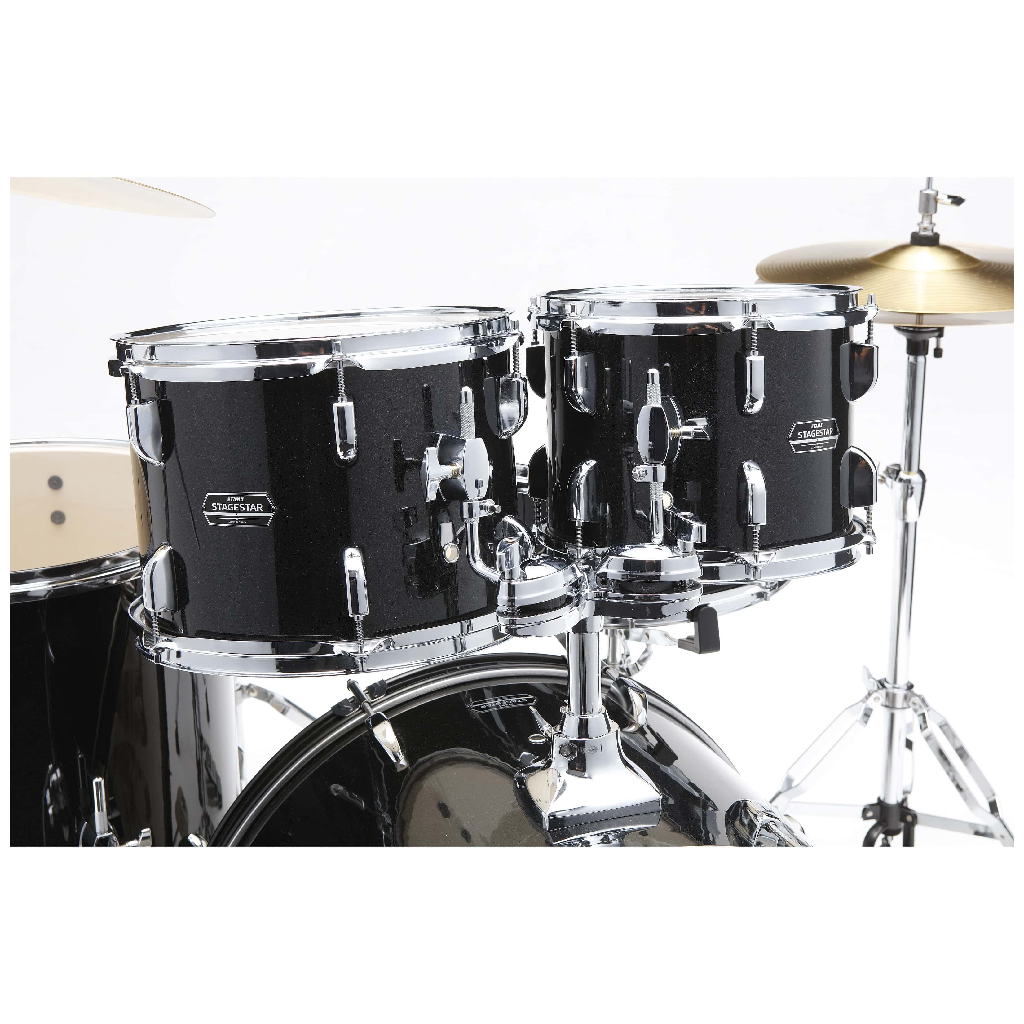 Tama ST52H5-BNS - Stagestar 5-tlg. Drumset m. 22" BD - Black Night Sparkle 1