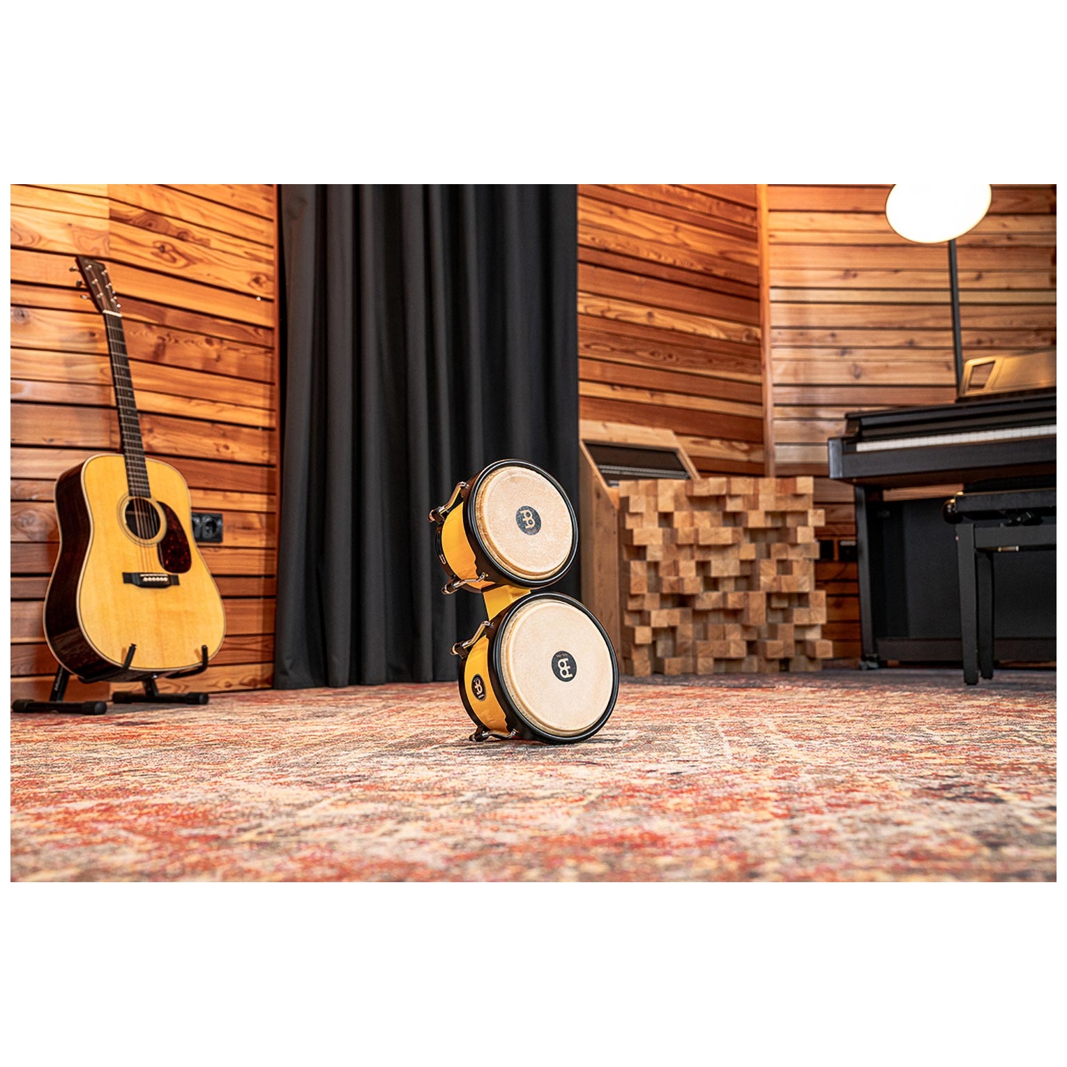 Image of Meinl percussion hb50iy journey series bongo, illuminating yellow 10026801 4