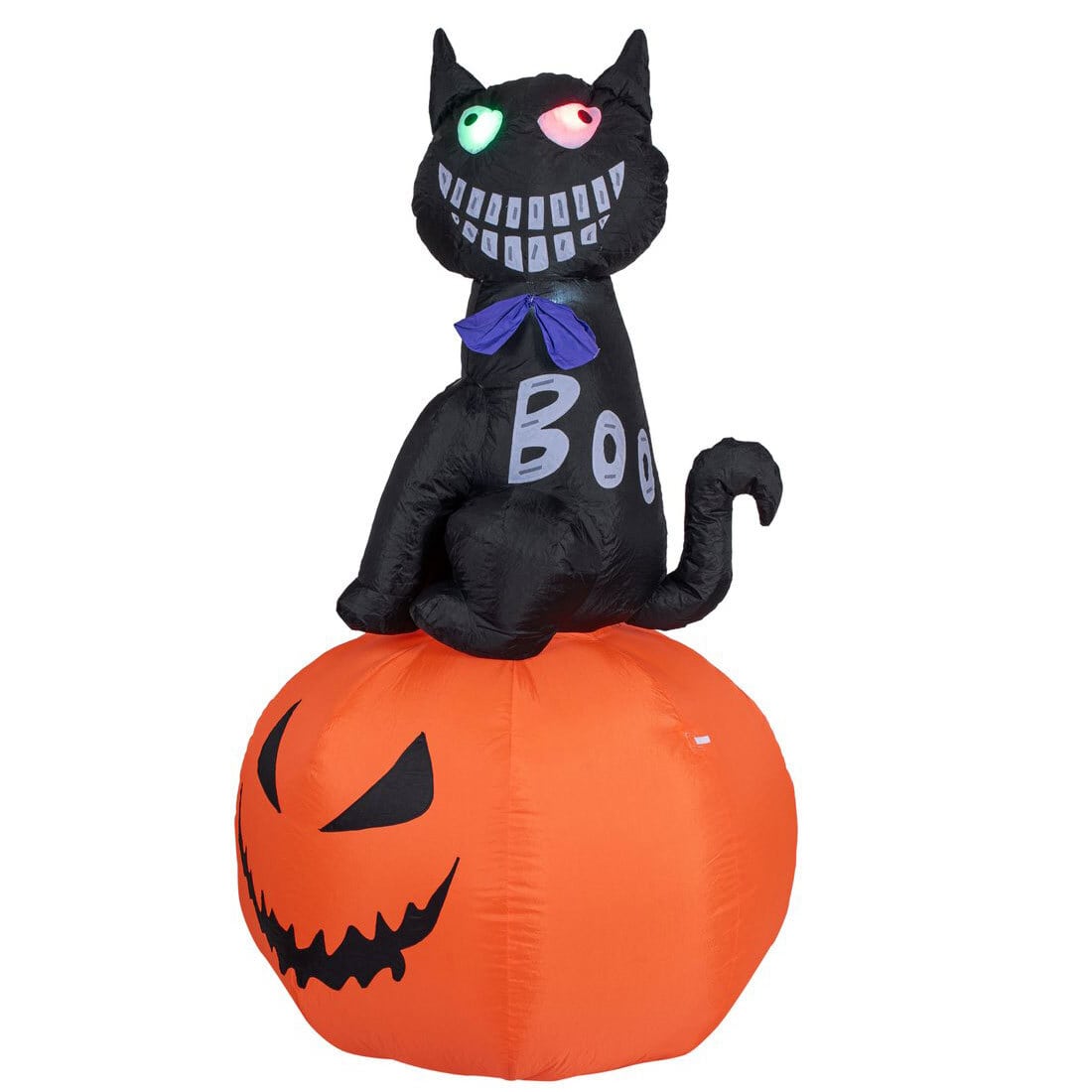  Halloween Inflatable Figure Cat with Pumpkin