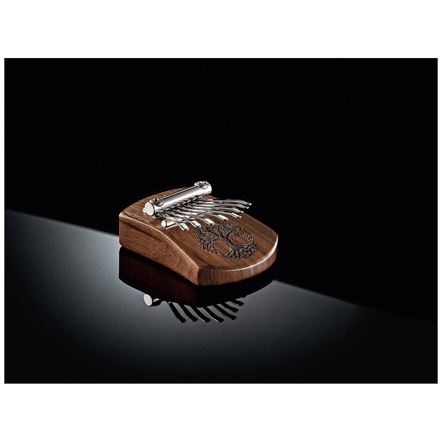 Meinl Sonic Energy - Meinl Sonic Energy KL801TOL Mini Kalimba, 8 Töne, Baum des Lebens schwarzes Walnussholz - 6