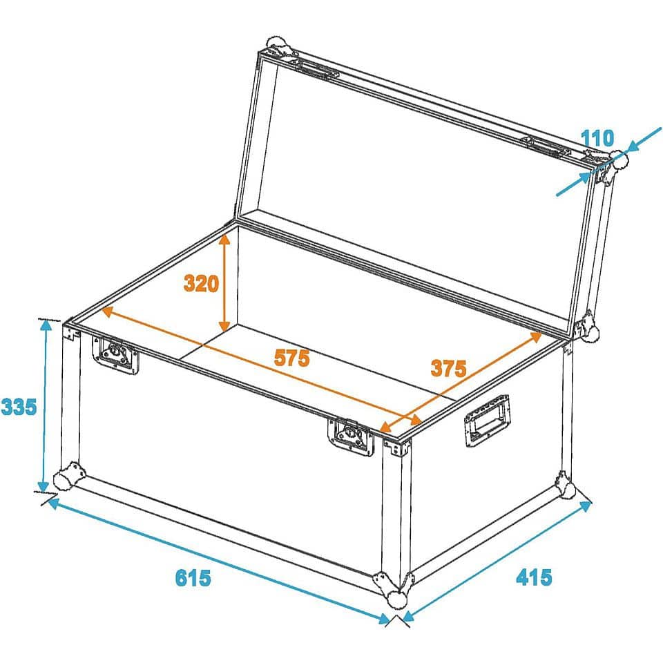 Roadinger Universal Transport Case 60 x 40 cm 6