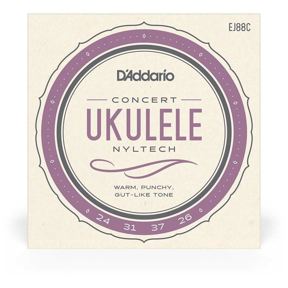 D’Addario - D’Addario EJ88C - Ukulele Concert Nyltech 024-026 - 1