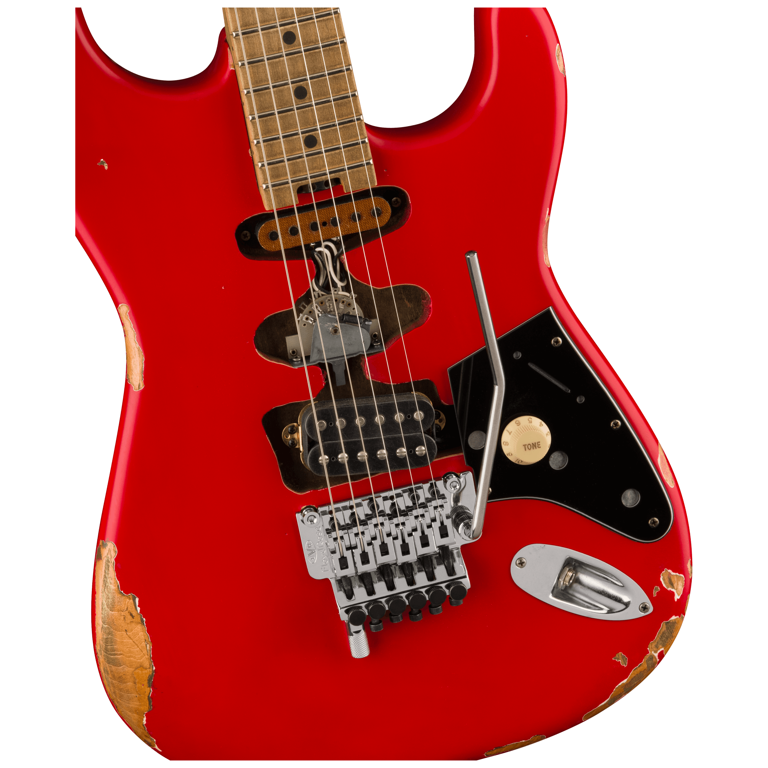 EVH Frankenstein Series Relic Red 3