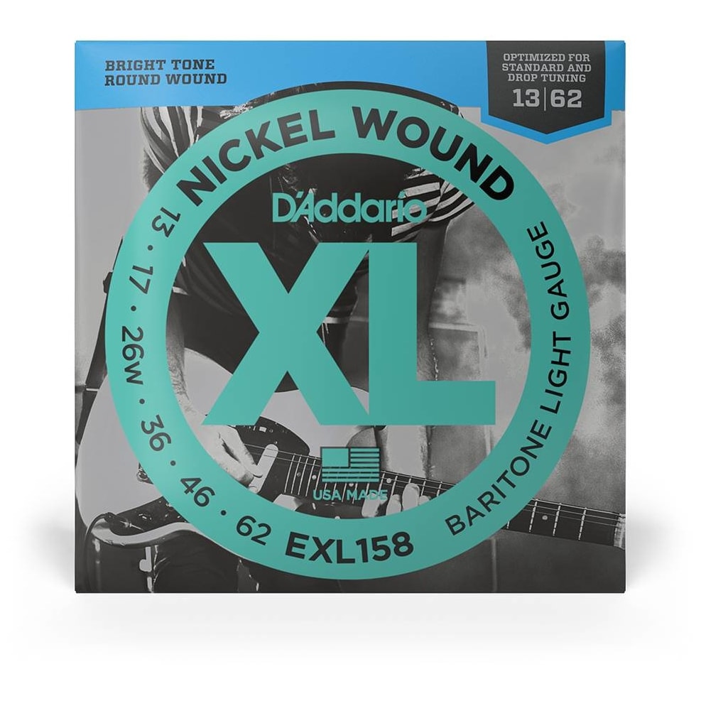 Image of D’addario exl158  xl electric bariton nickel wound  013 062 10001263 0