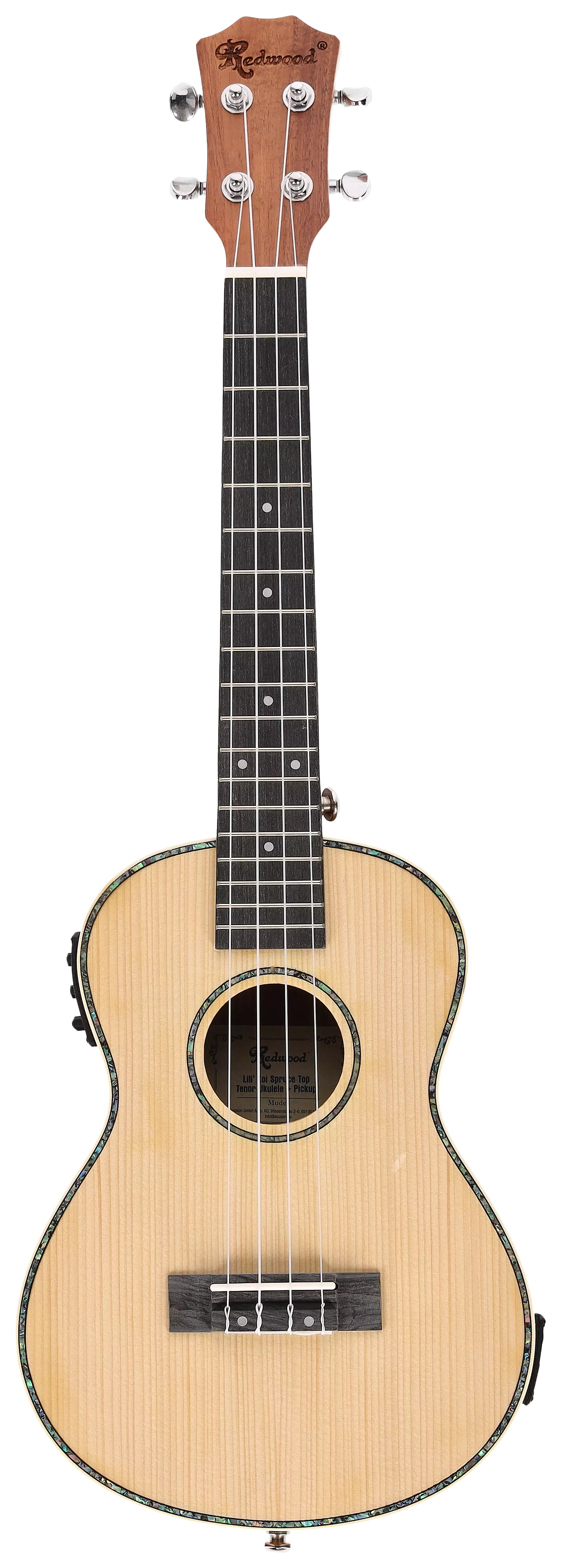 Redwood Lili' Koi Tenor Ukulele Spruce Top + Pickup 1