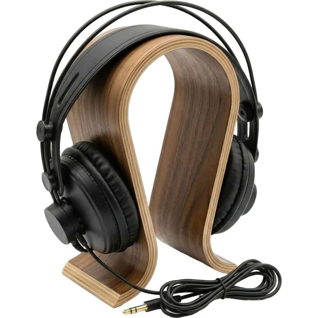  E08 Headphone Table Stand Walnut 2