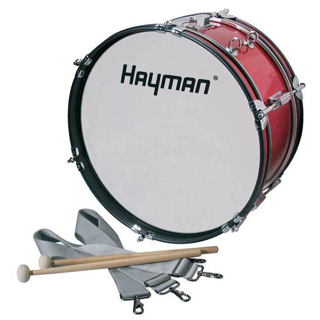  18" Red Junior Marching Bass Drum