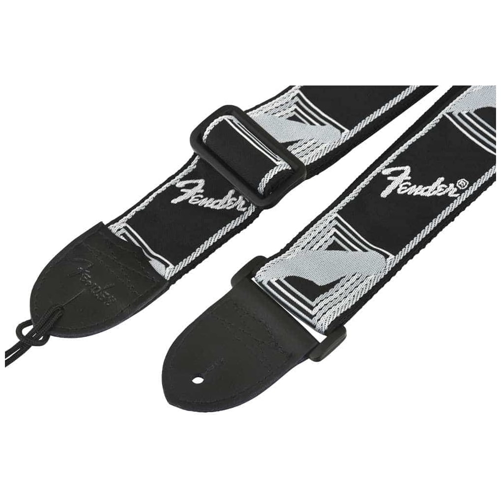Fender - Fender Gitarrengurt Monogrammed Black Grey - 1