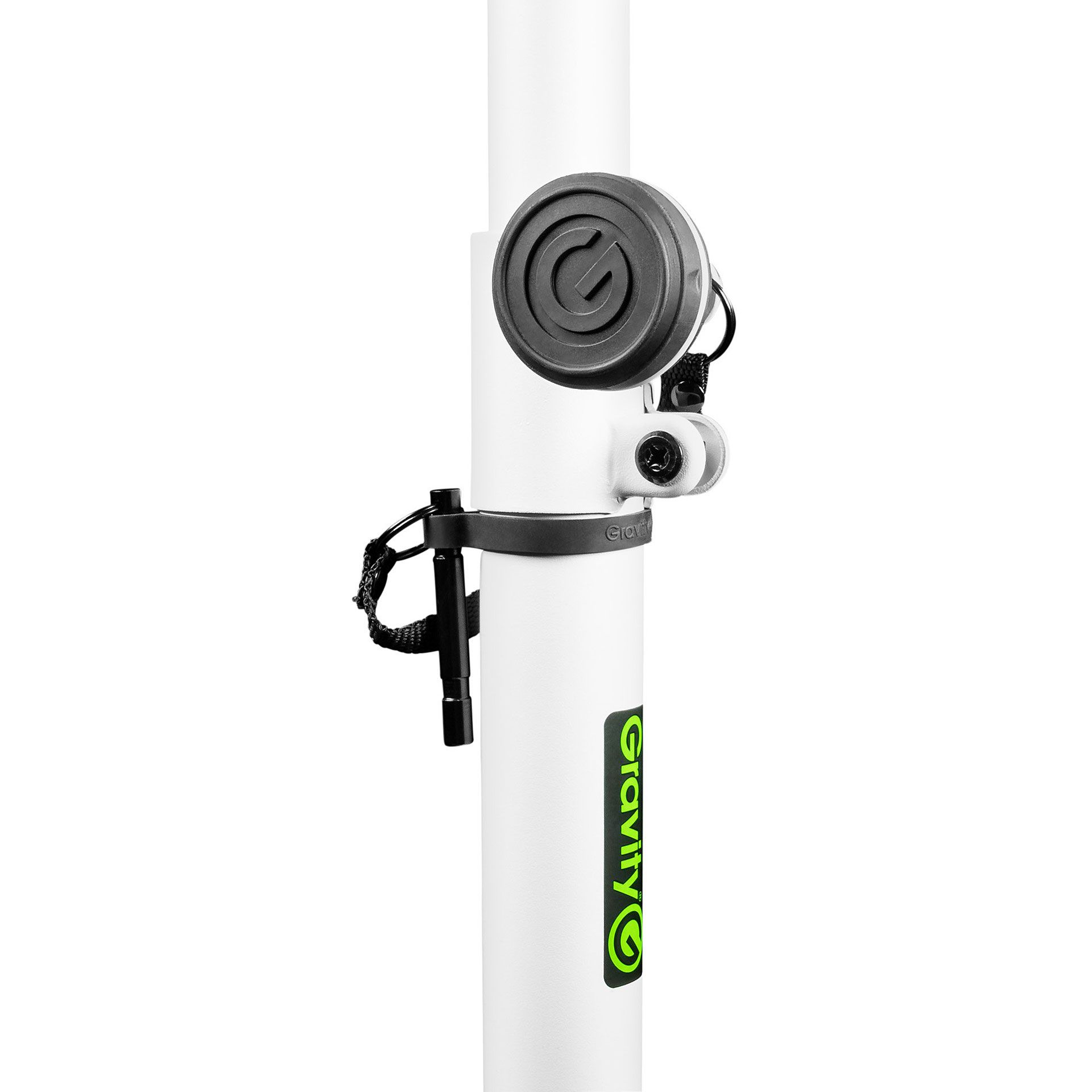 Gravity LS 431 W Lighting Stand & Speaker Stand white 1