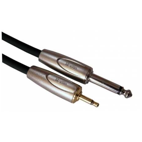 Schulz Kabel - Schulz Kabel MMX 2 Miniklinkenkabel 6,3 mm Mono auf 3,5 mm Mono 2 Meter