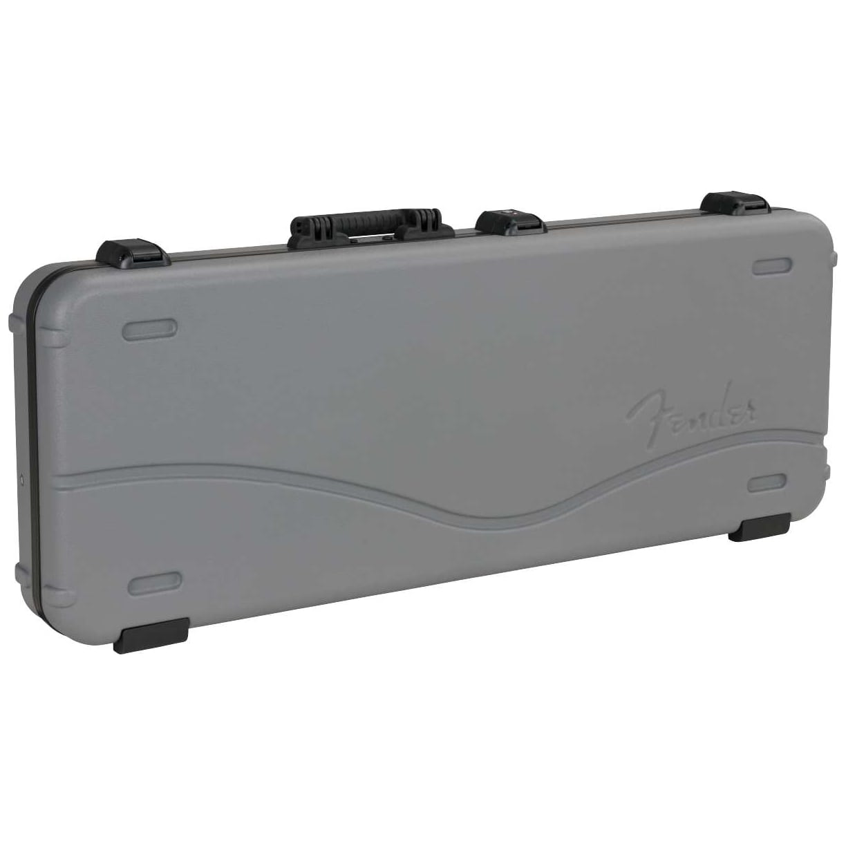 Image of Fender deluxe moulded case silver blue 10022641 0