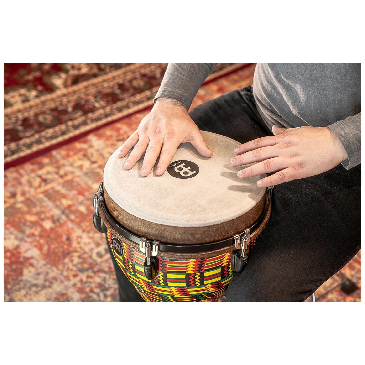 Meinl Percussion - Meinl Percussion JD12SI 12 Jumbo Djembe, Simbra - 10