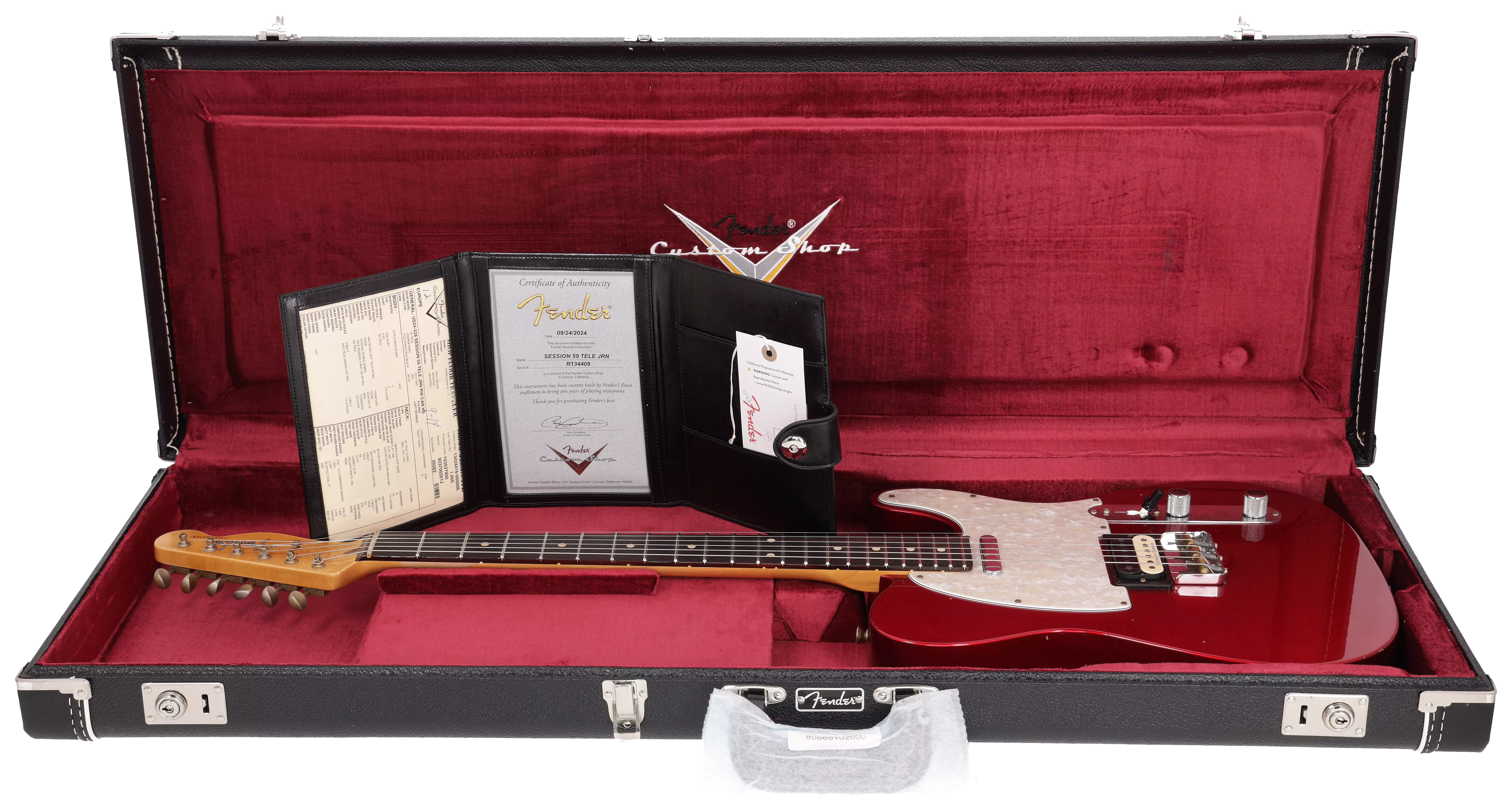 Fender Custom Shop 1959 Hot Rod Tele HS JRN RW CAR Dealer Select #7 17