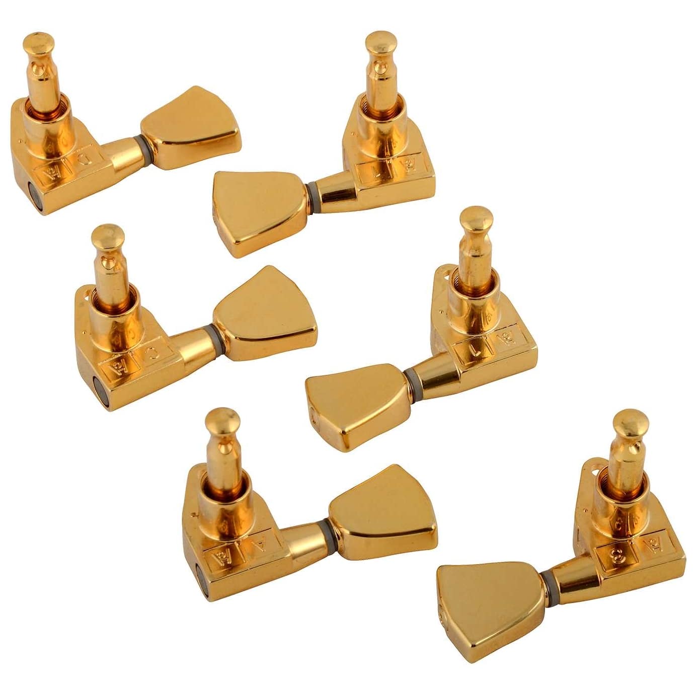 Kluson - Kluson MT33G Roundbacks 3L3R 90 Grad Gold - 1