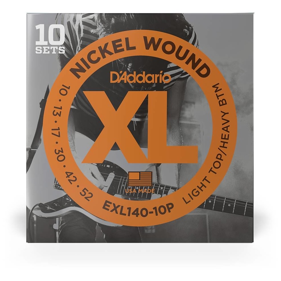 D’Addario - D’Addario EXL140-10P - XL Electric Nickel Wound 10er Pack 010-052