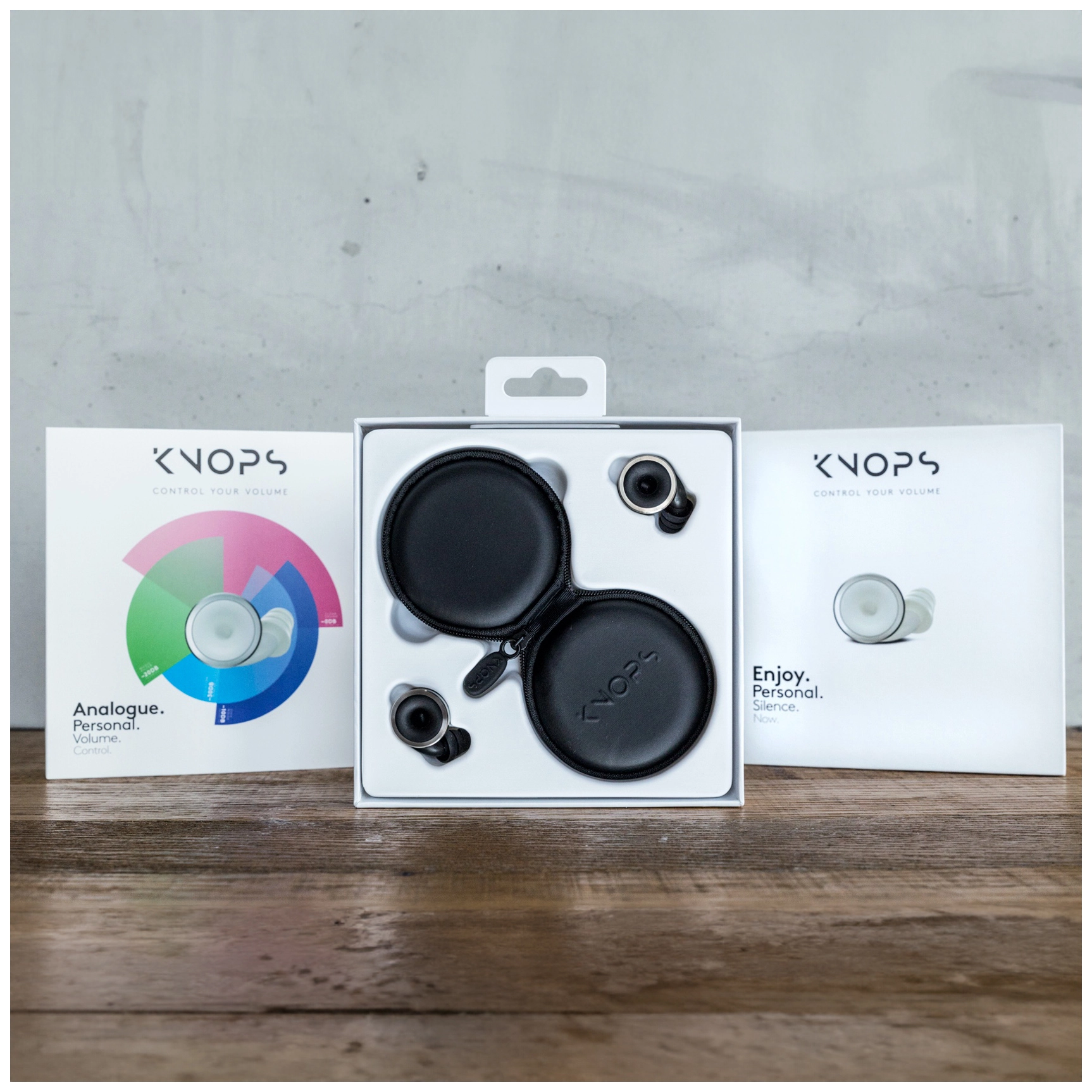  Earplugs Knops Knurled Black 3