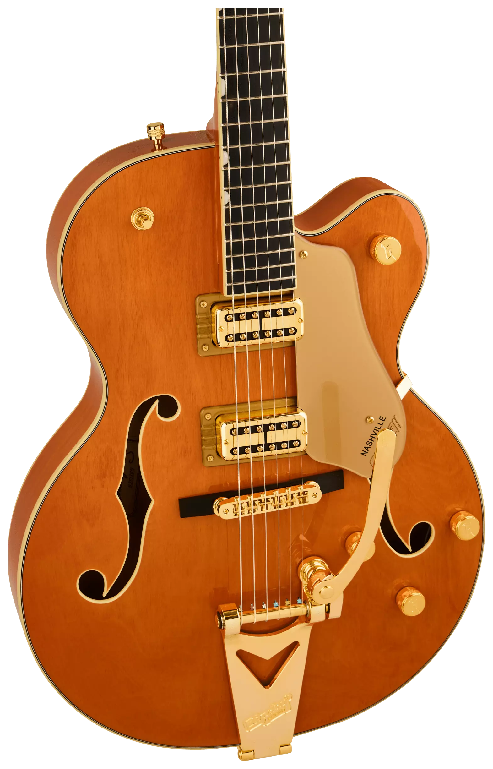 Gretsch Synchromatic Nashville Hollow Body SC Bigsby EB 50's Orange Stain 3