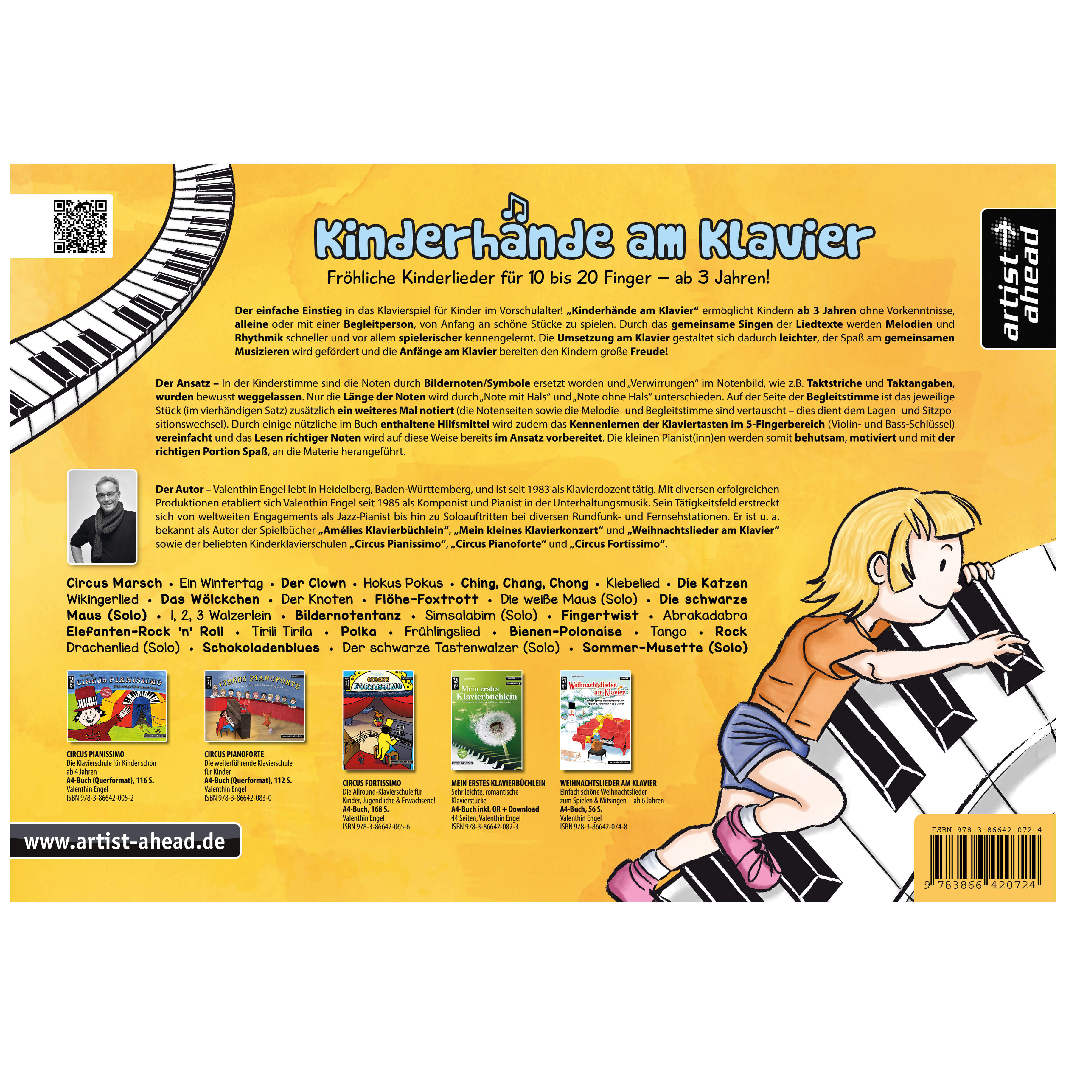 Artist Ahead Kinderhände am Klavier - Valenthin Engel 1