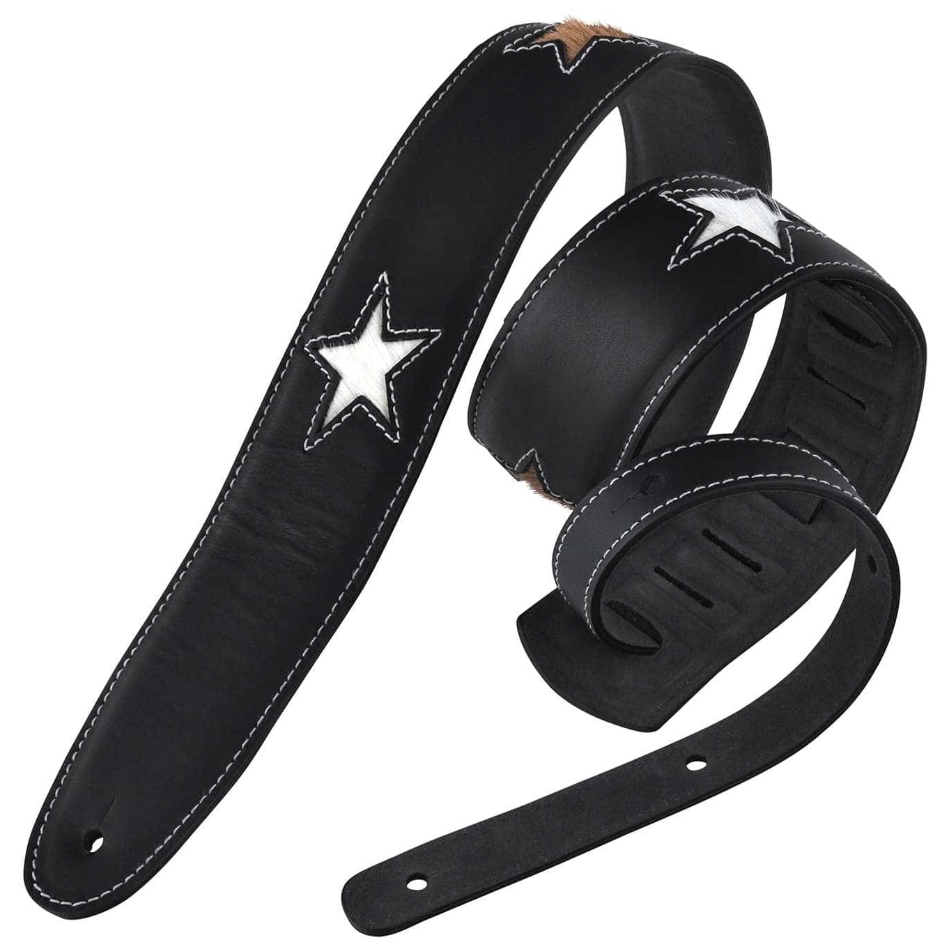 Bourbon Strap Guitar - Bourbon Strap Guitar Star Strap Black