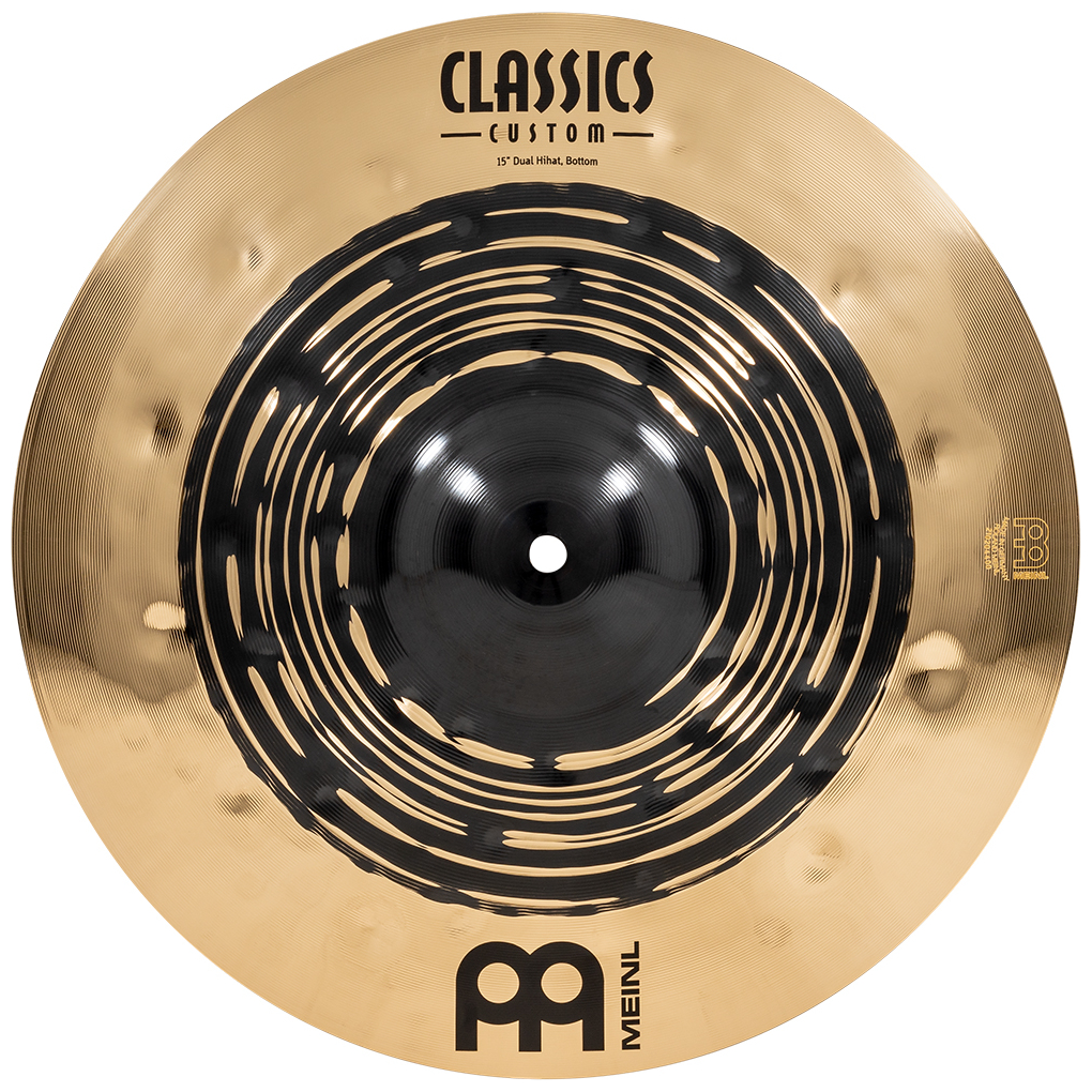 Meinl Cymbals - Meinl Cymbals CC15DUH - 15 Classics Custom Dual Hi-Hat - 7