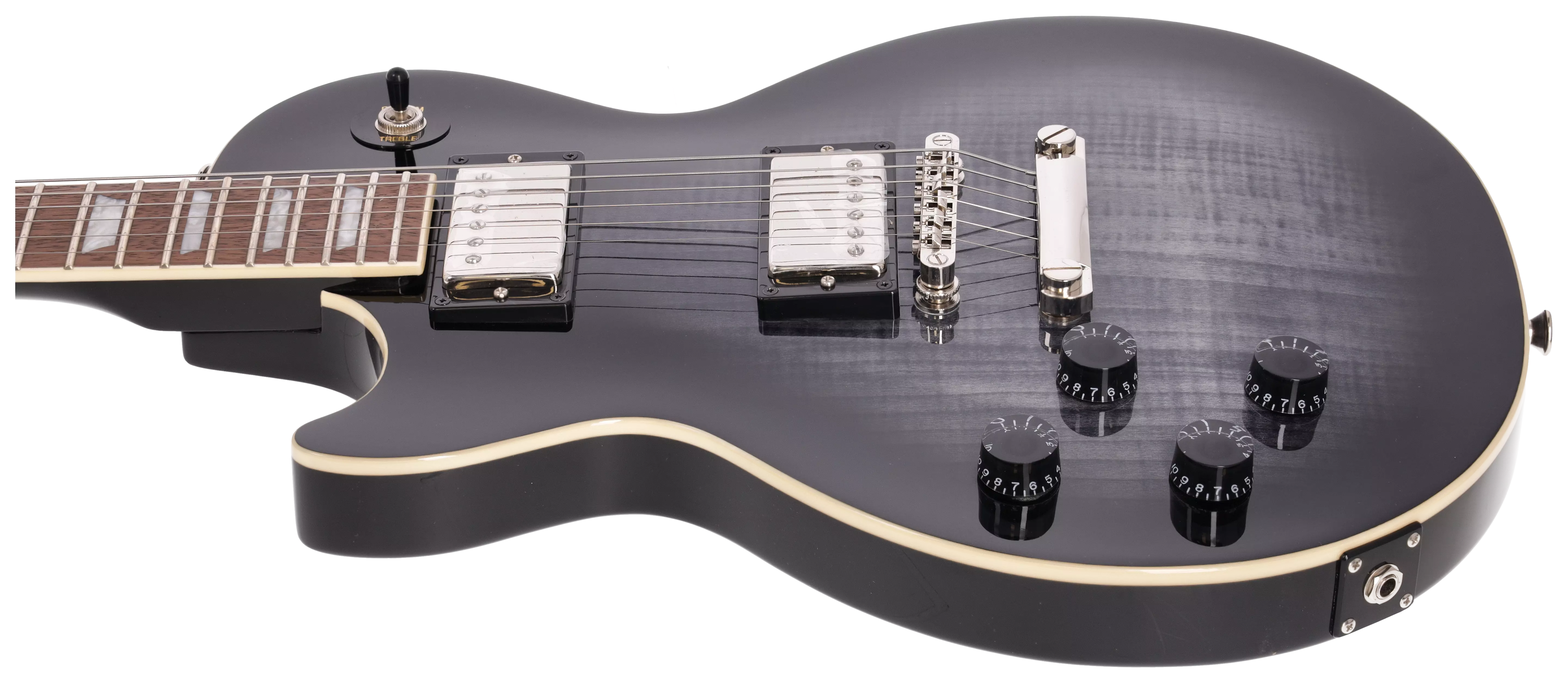 Epiphone Les Paul Tribute Plus LH Ebony Burst 5