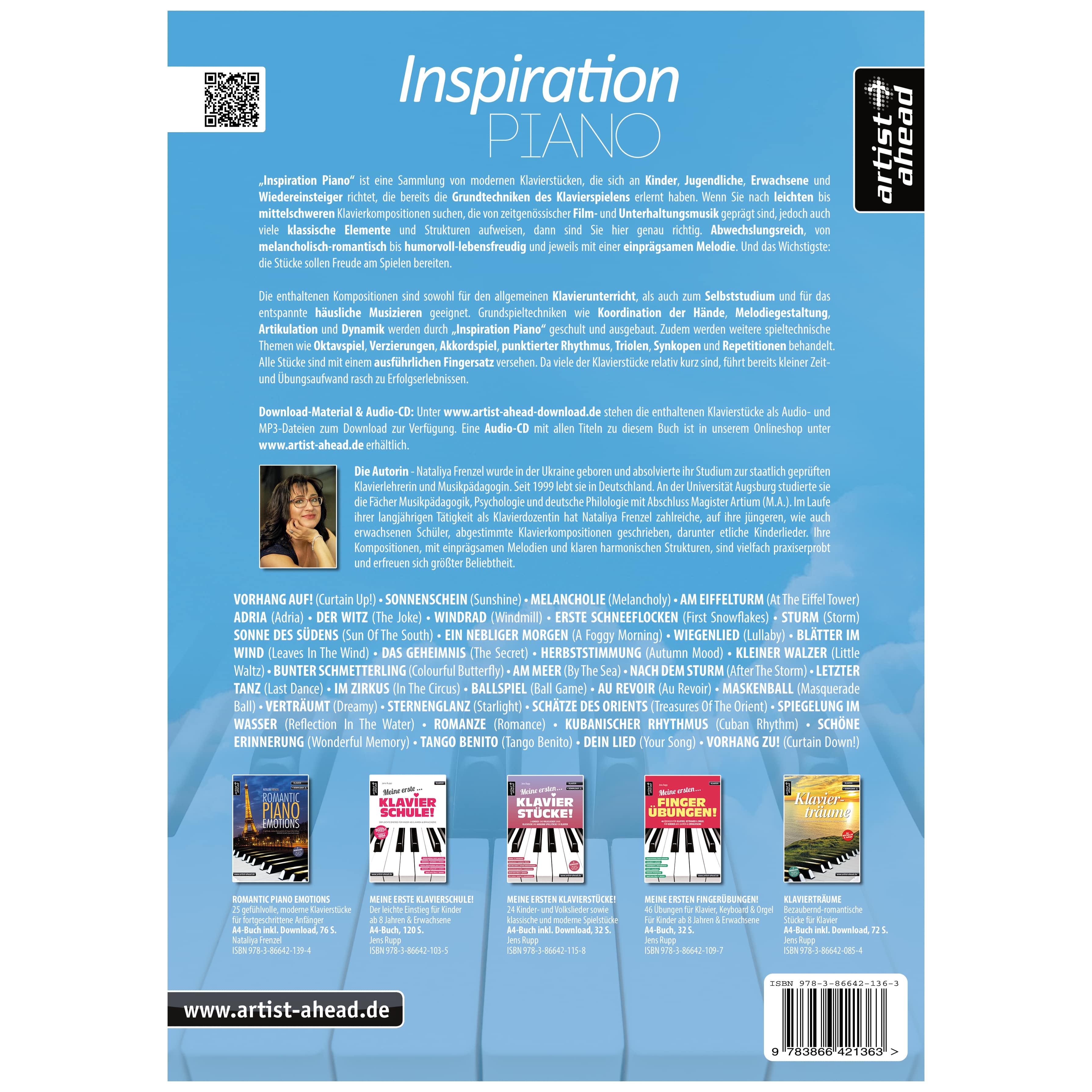 Artist Ahead Inspiration Piano - Nataliya Frenzel 1