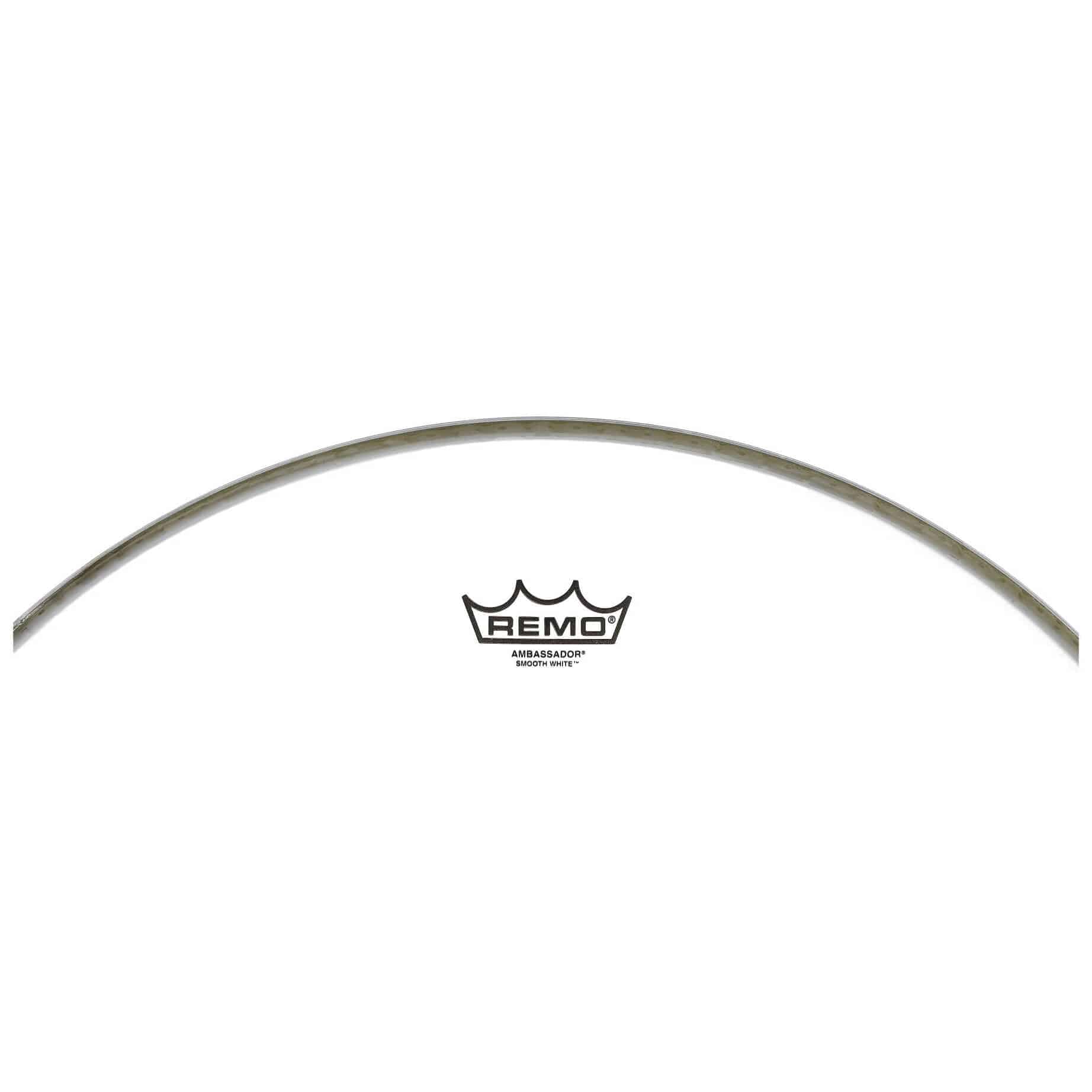 Remo Ambassador - Bass Drum Fell - 22 - Smooth White 2