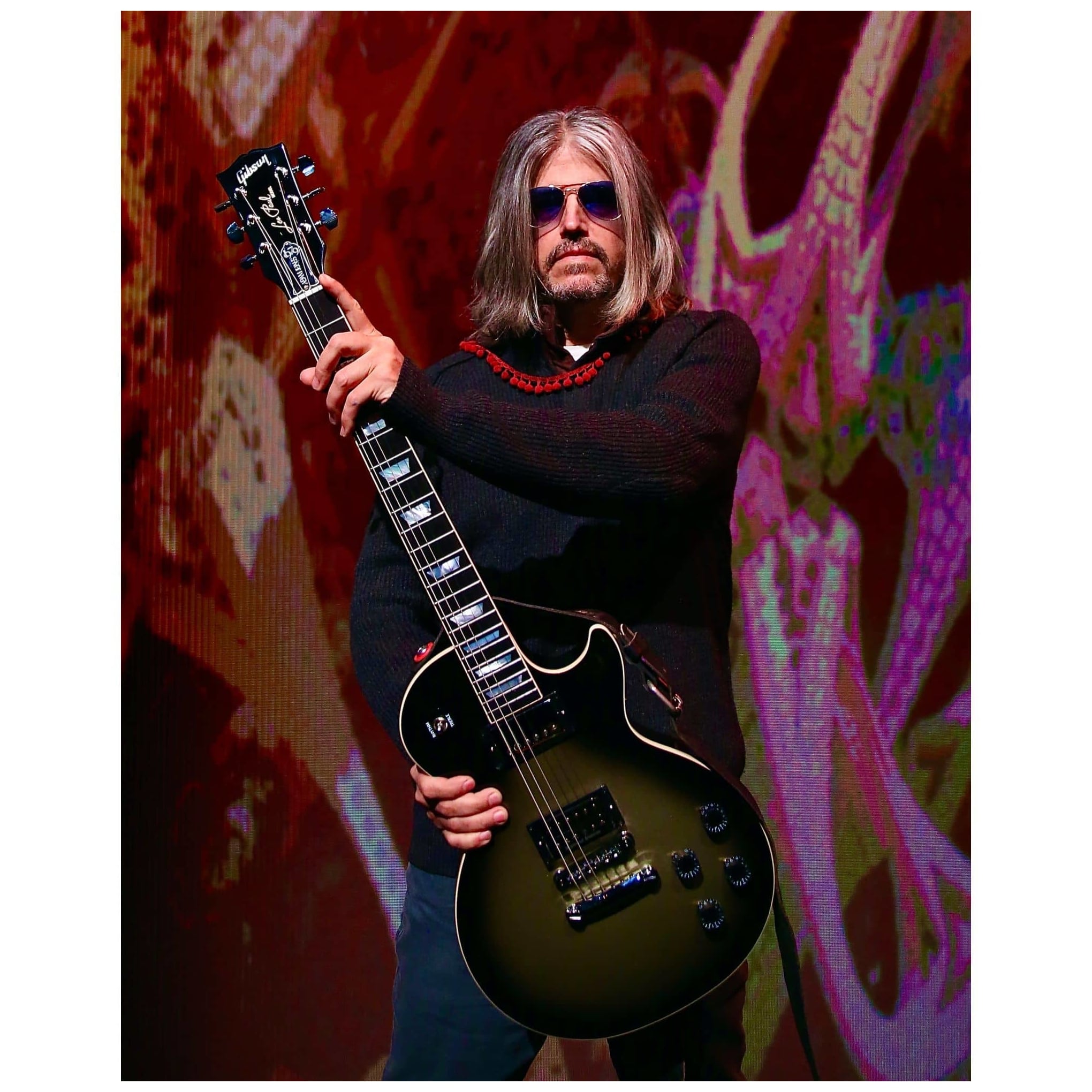 Image of Gibson adam jones les paul standard asb 10025472 9
