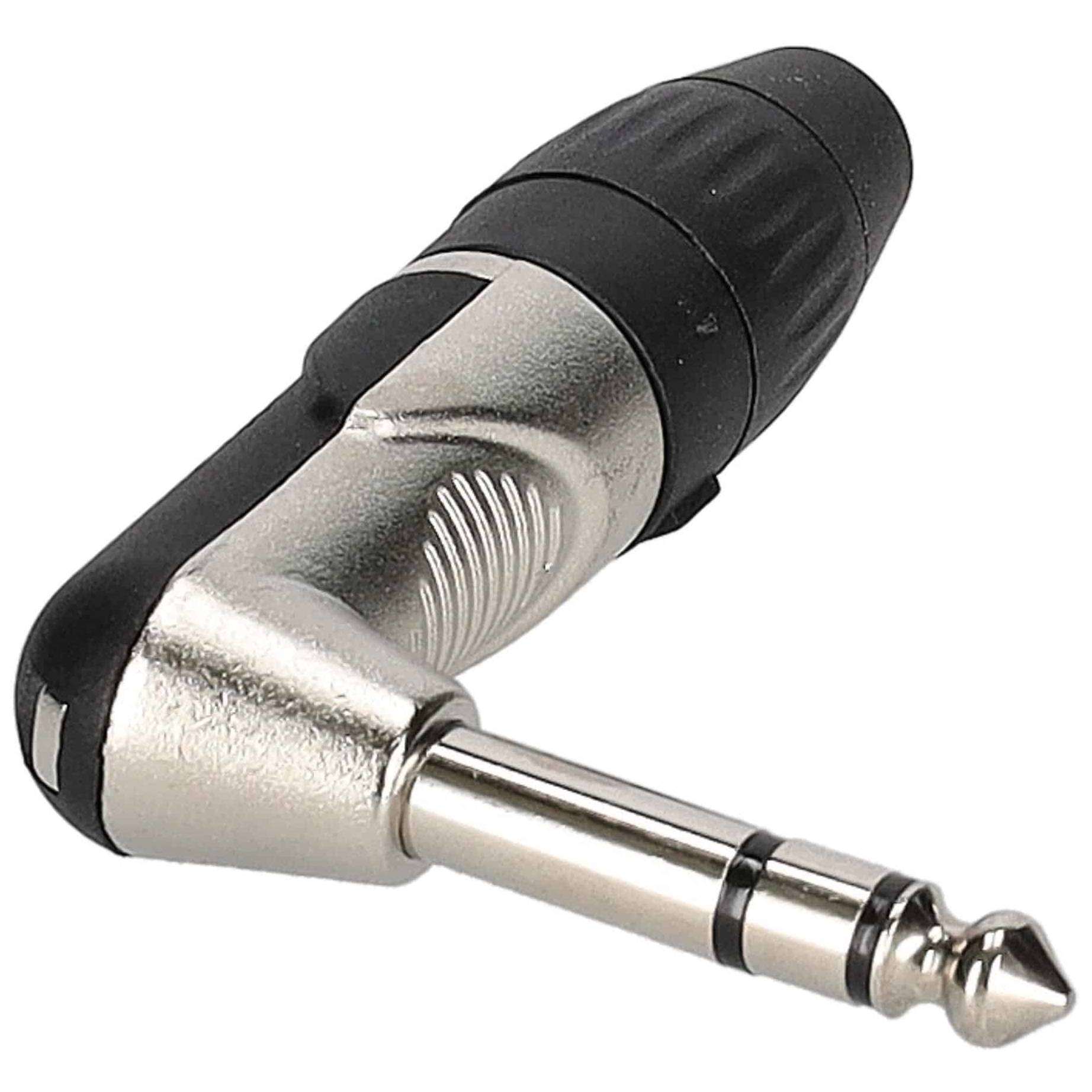 Klang - Klang Klinkenstecker 6,3mm Klinke, male, stereo, Winkel, nickel