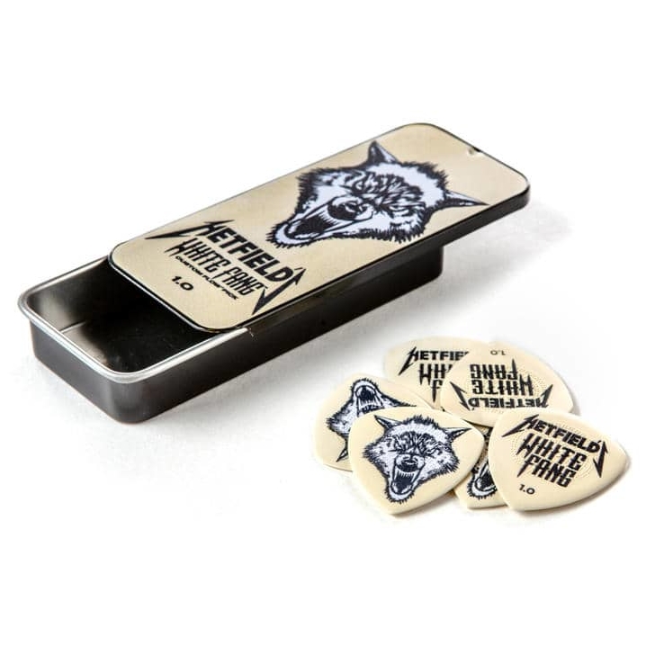 Dunlop - Dunlop Flow Pick Hetfield White Fang Player s Pack 1,00