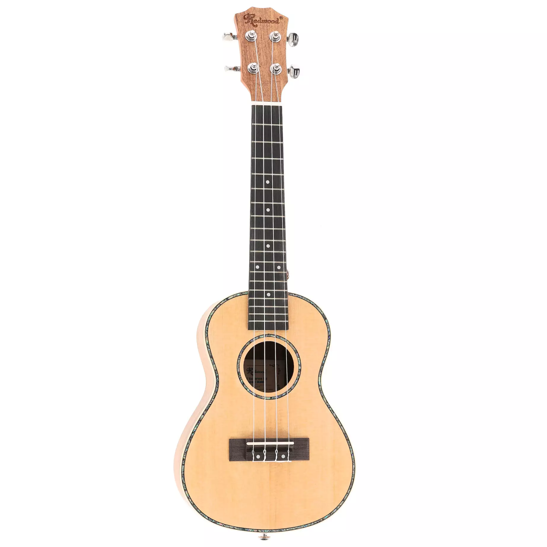 Redwood Lili' Koi Spruce Top Concert Ukulele 7
