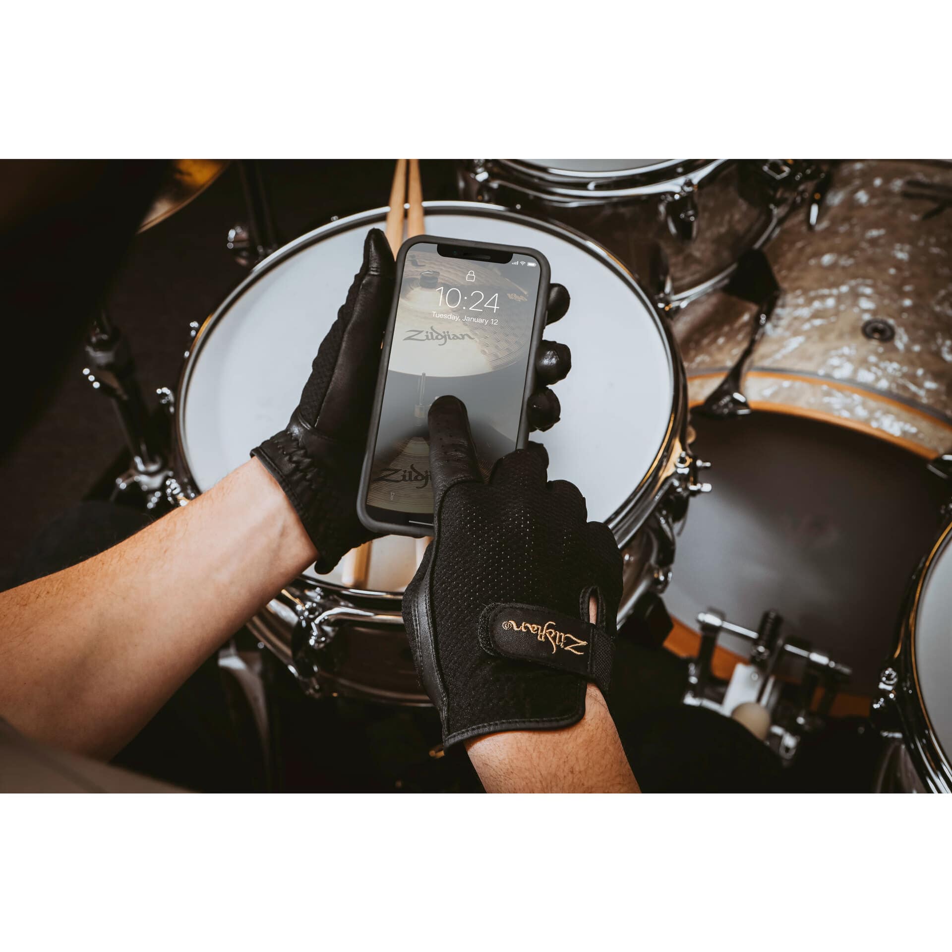 Zildjian Touchscreen Drummer's Gloves L 2